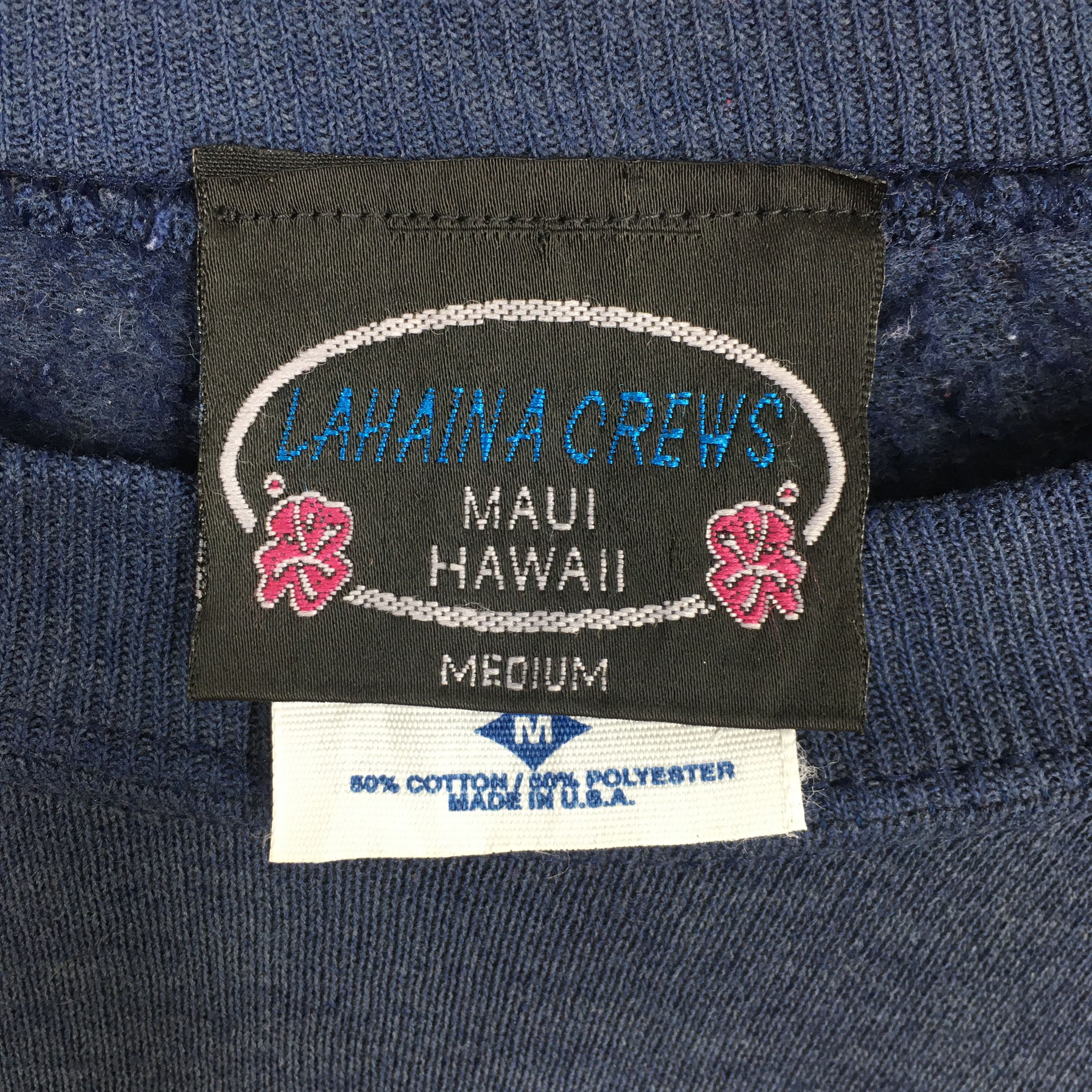 Jerzees Vintage Lahaina Maui Hawaii Sweatshirt Medium Size US M / EU 48-50 / 2 - 5 Thumbnail