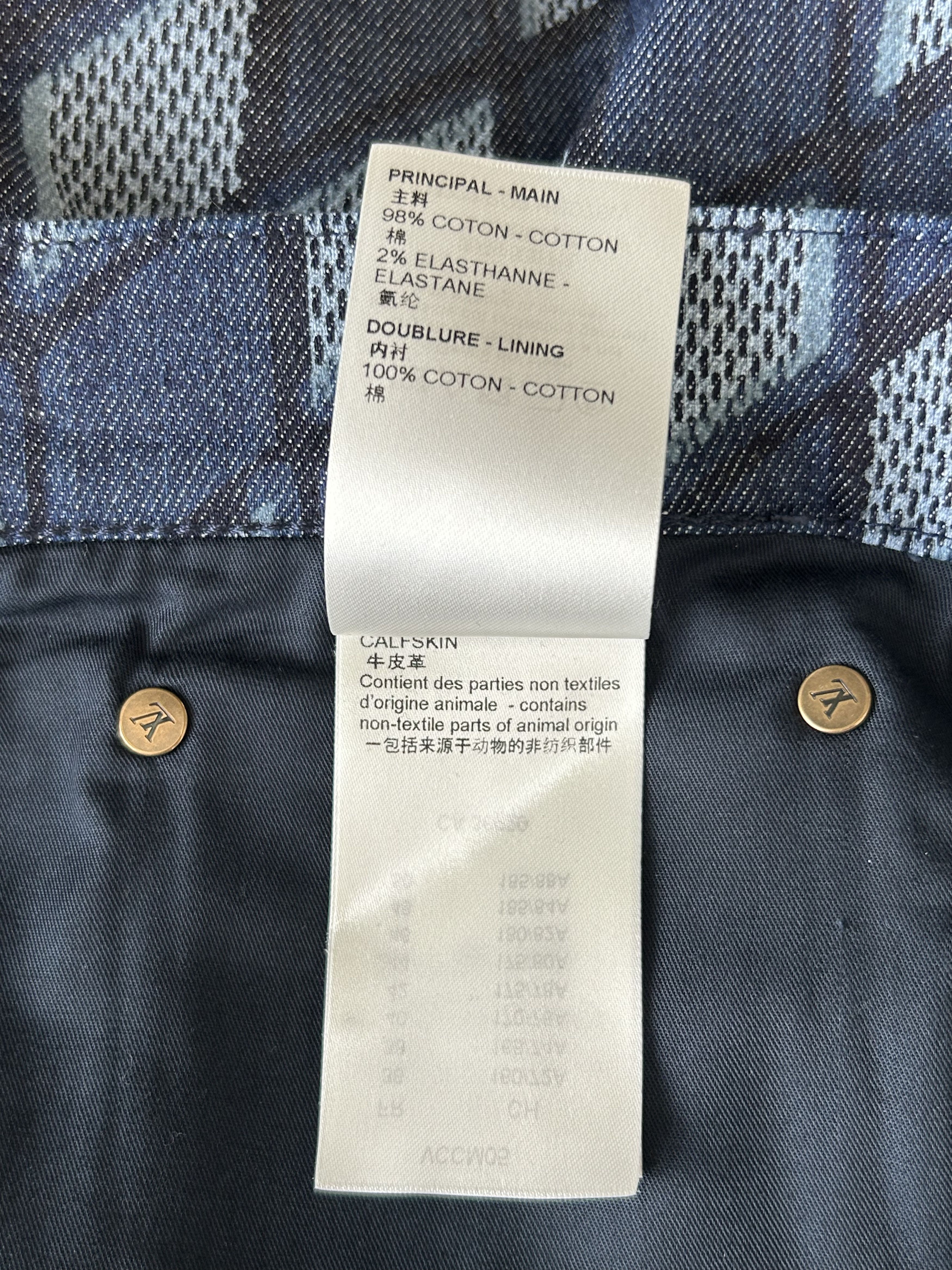 Louis Vuitton Louis Vuitton Blue Checkered Jeans Size US 40 / EU 56 - 4 Thumbnail
