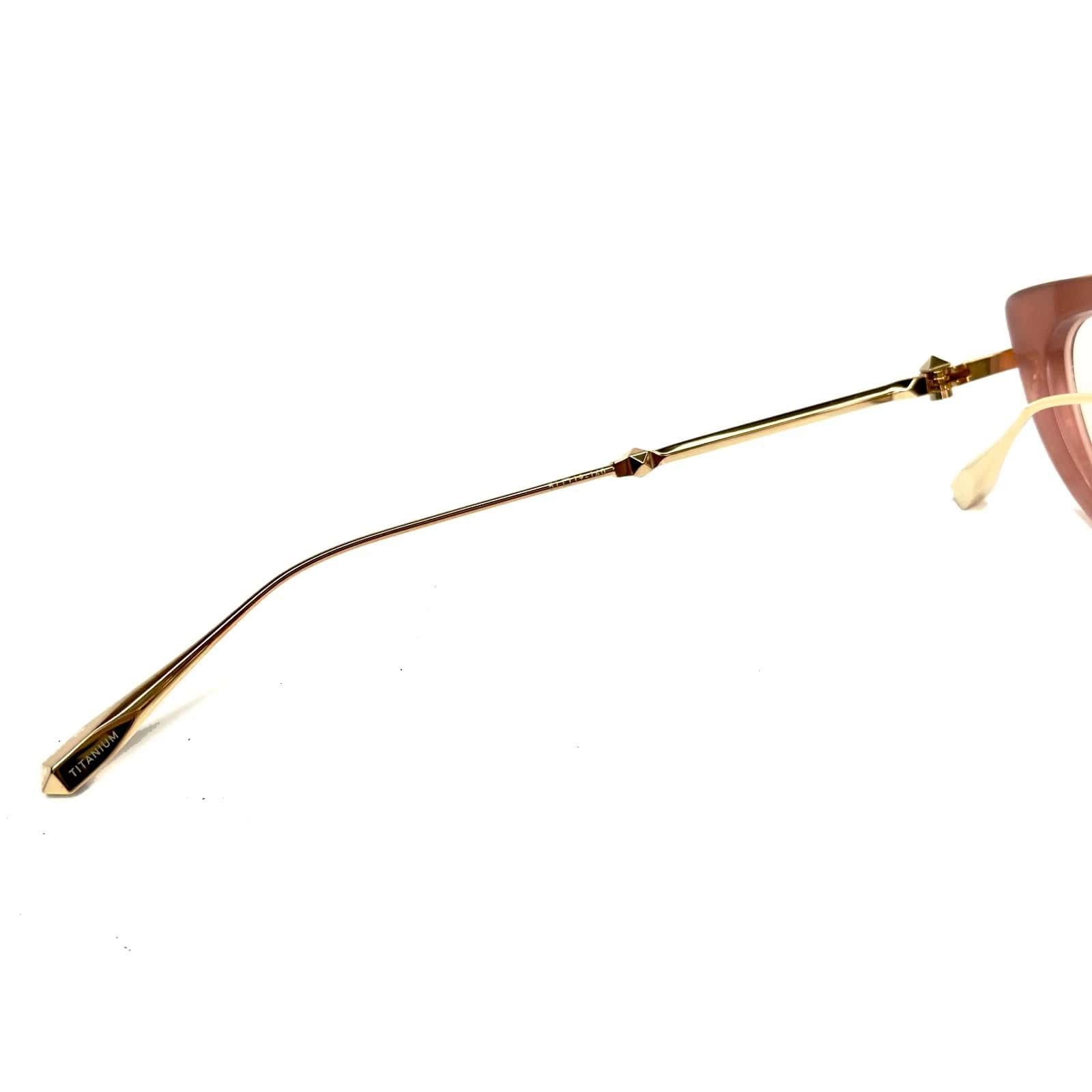Valentino VALENTINO V-DAYDREAM VLX123 Gold Pink VLX 123B Optical Frame Size ONE SIZE - 6 Thumbnail