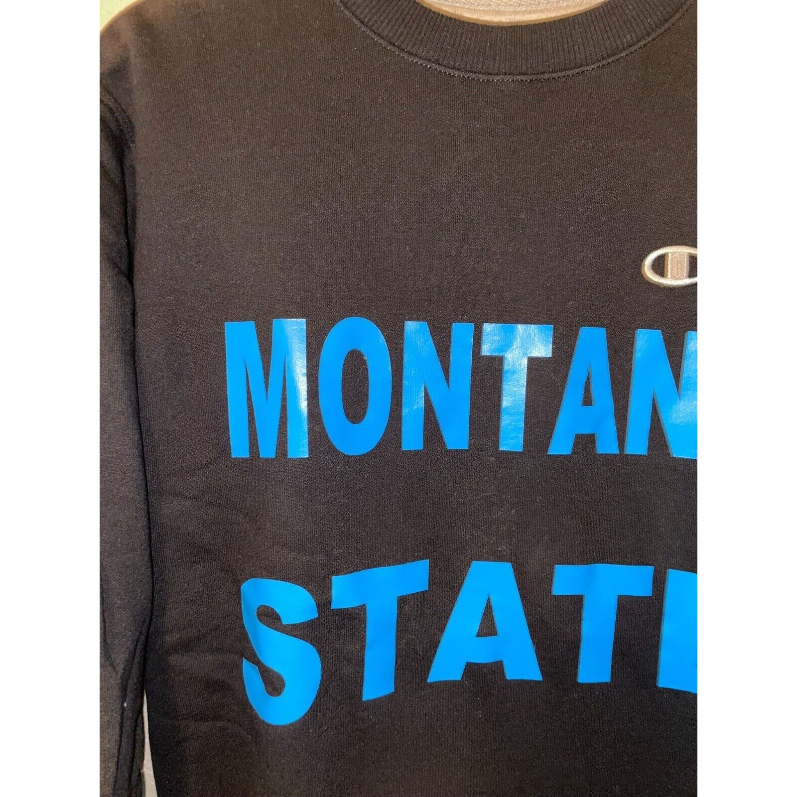 Champion Champion Montana State Sweatshirt College Black Crewneck S Size US S / EU 44-46 / 1 - 2 Thumbnail