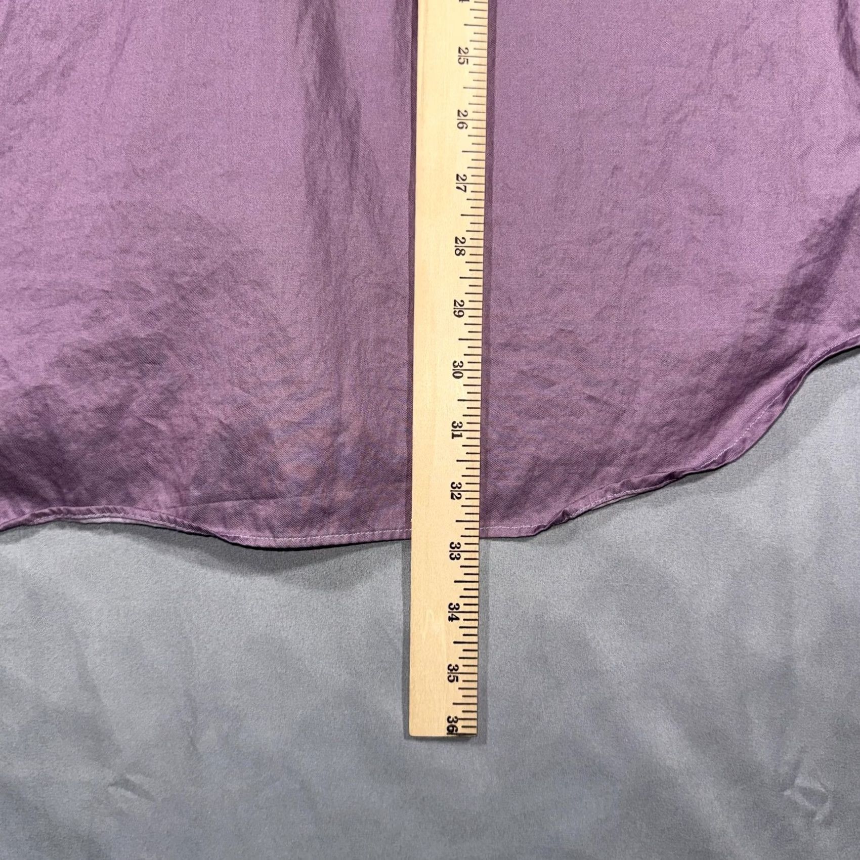 Canali Canali Dress Shirt Mens 16 41 Purple Impeccabile Wrinkle Resistant Made In Italy Size 42R - 8 Thumbnail
