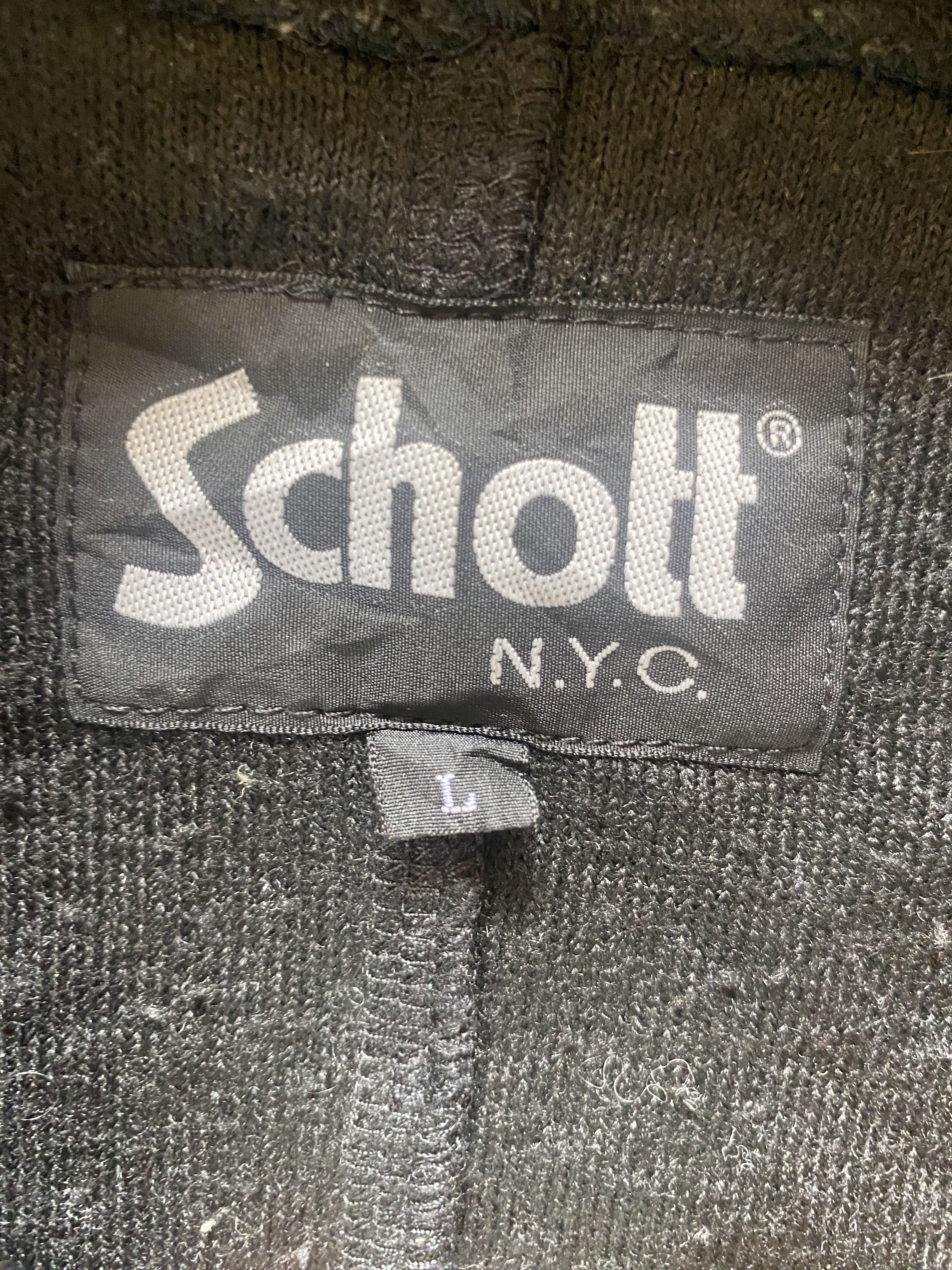 Designer × Schott Schott fleece bulky zipped Size US M / EU 48-50 / 2 - 11 Thumbnail