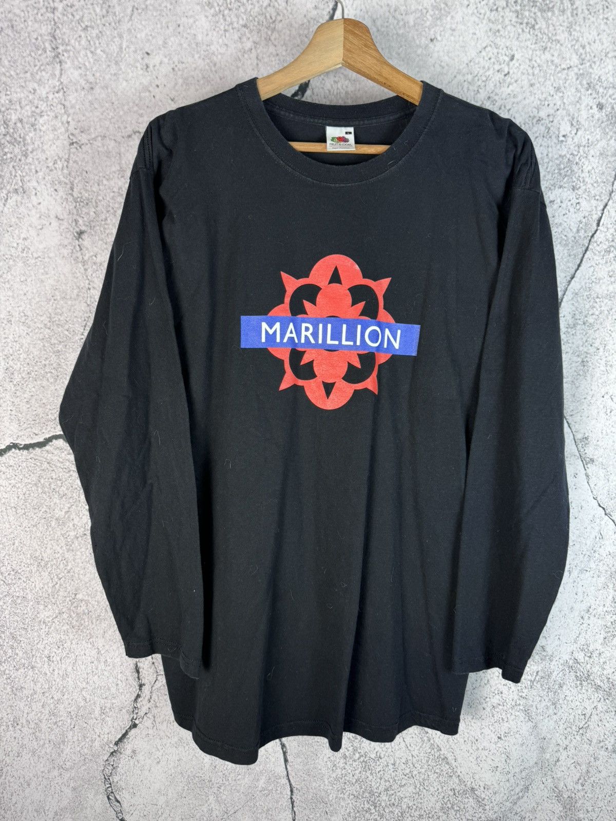 Band Tees Vintage Marillion 00s rare band Tour Black Tee Size US L / EU 52-54 / 3 - 1 Thumbnail