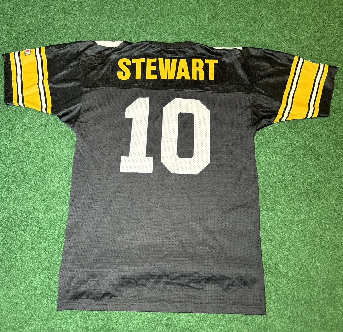 Champion × NFL × Vintage Vtg 90s Kordell Stewart Pittsburgh Steelers Champion Jersey Size US L / EU 52-54 / 3 - 2 Thumbnail