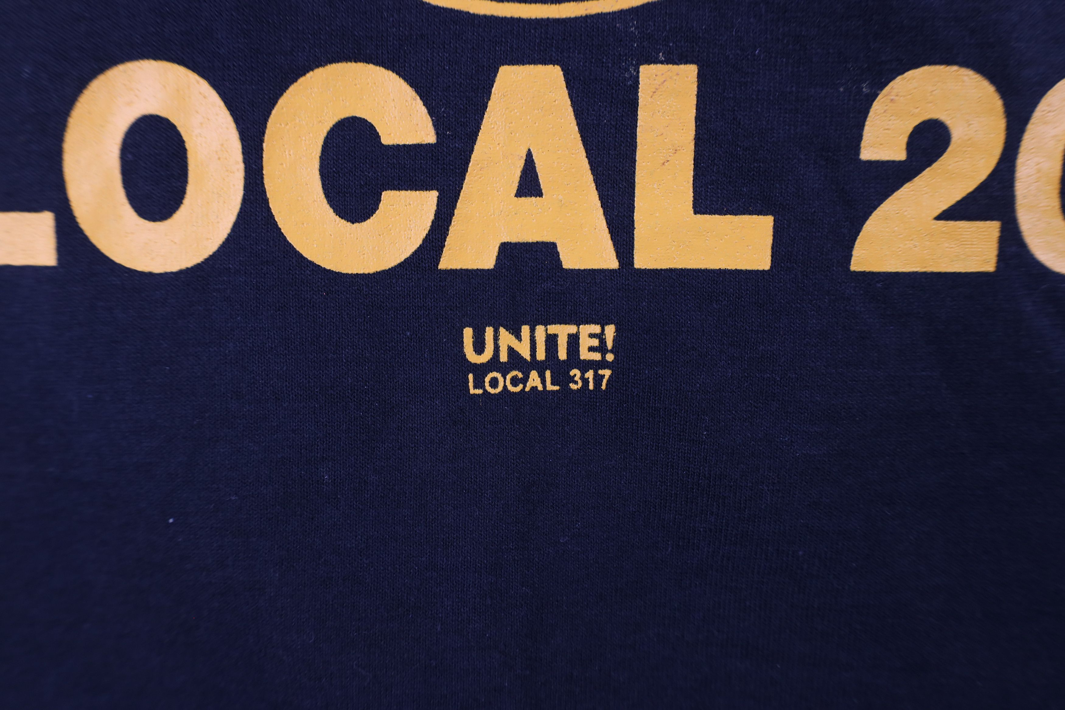 Vintage Vintage 80s 20 Teamsters Union Short Sleeve T-Shirt USA Size US XL / EU 56 / 4 - 5 Thumbnail