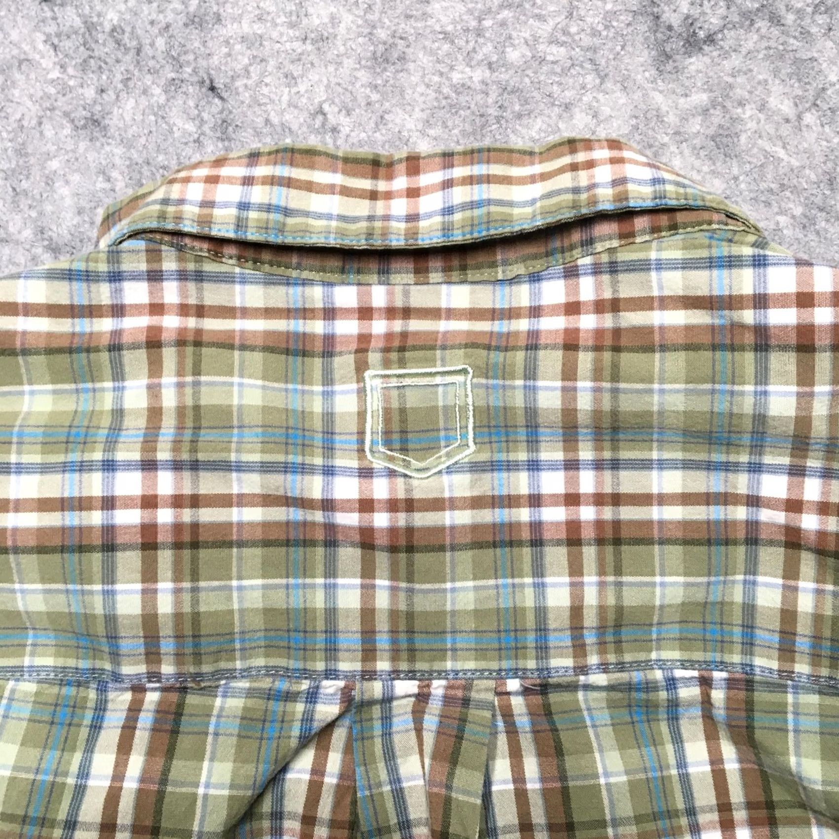 Vintage SCOTTeVEST Shirt Mens XL Green Plaid Hidden Pocket Travel Long Sleeve Casual Size US XL / EU 56 / 4 - 7 Thumbnail