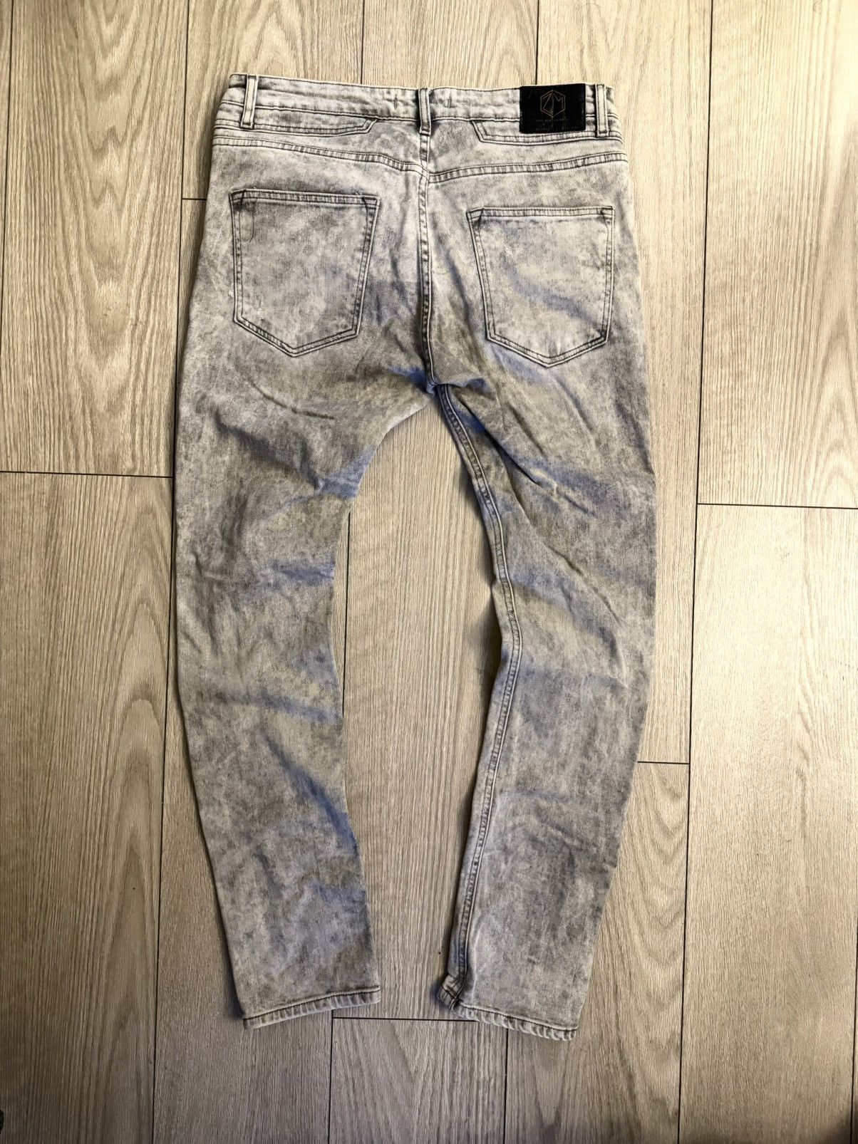 Zara ZARA Denim Collection Acid-Wash Skinny Jeans Size US 34 / EU 50 - 3 Thumbnail
