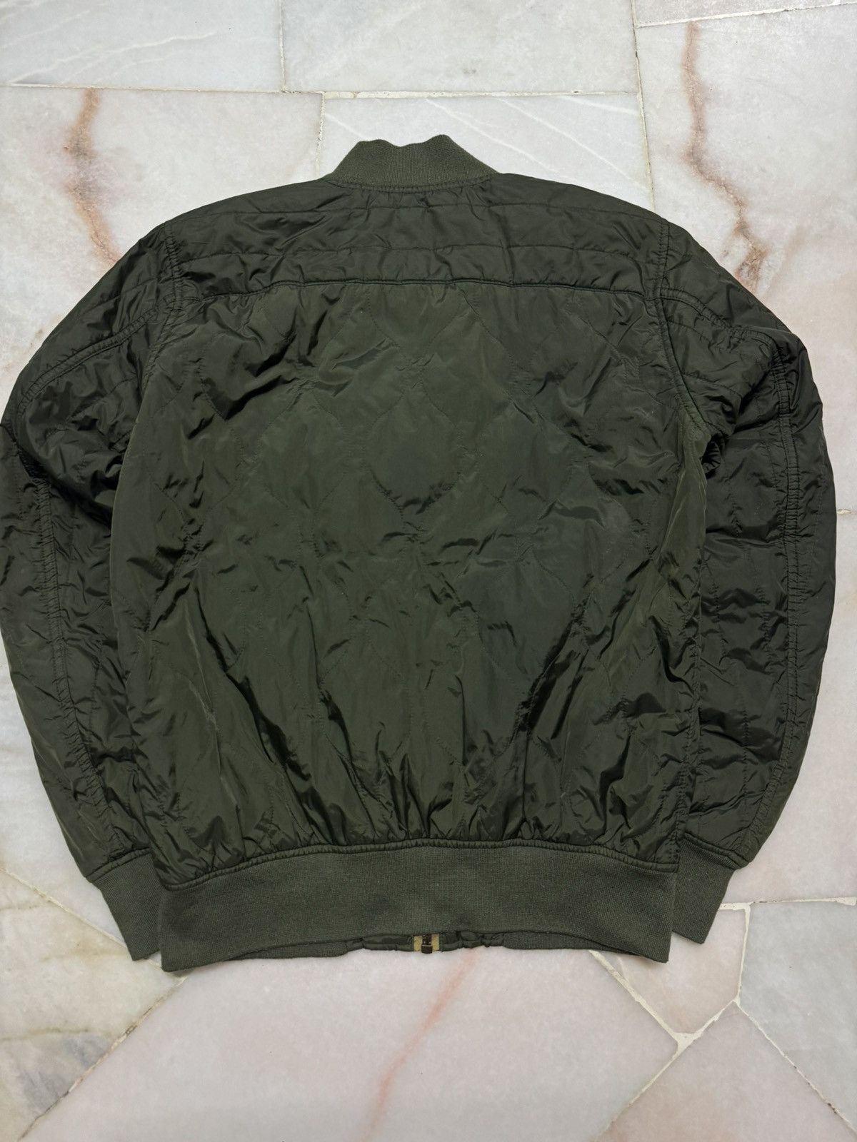 Diesel 💥VINTAGE Y2K DIESEL-CO OLIVE GREEN MILITARY DISTRESS BOMBERS Size US S / EU 44-46 / 1 - 20 Thumbnail