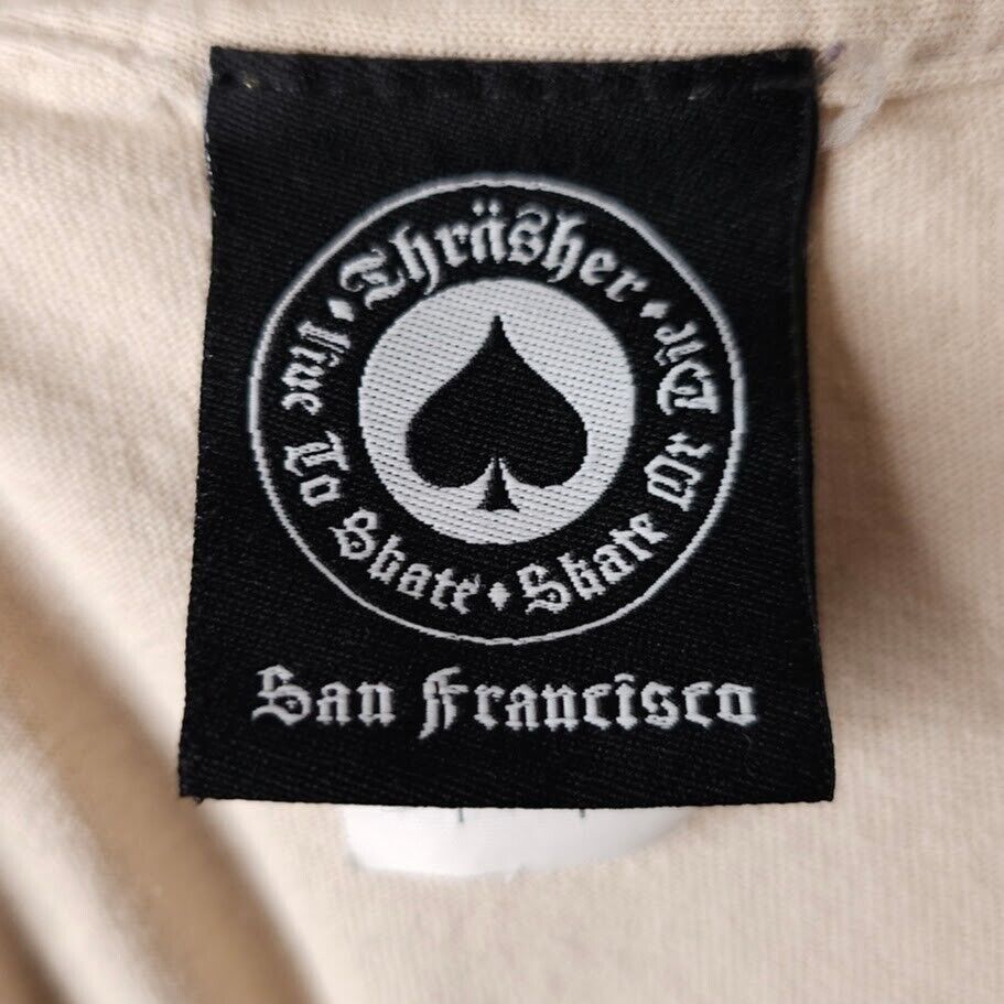 Thrasher Thrasher Magazine T Shirt Mens Size Small Beige Tiki Skater Size US S / EU 44-46 / 1 - 4 Thumbnail