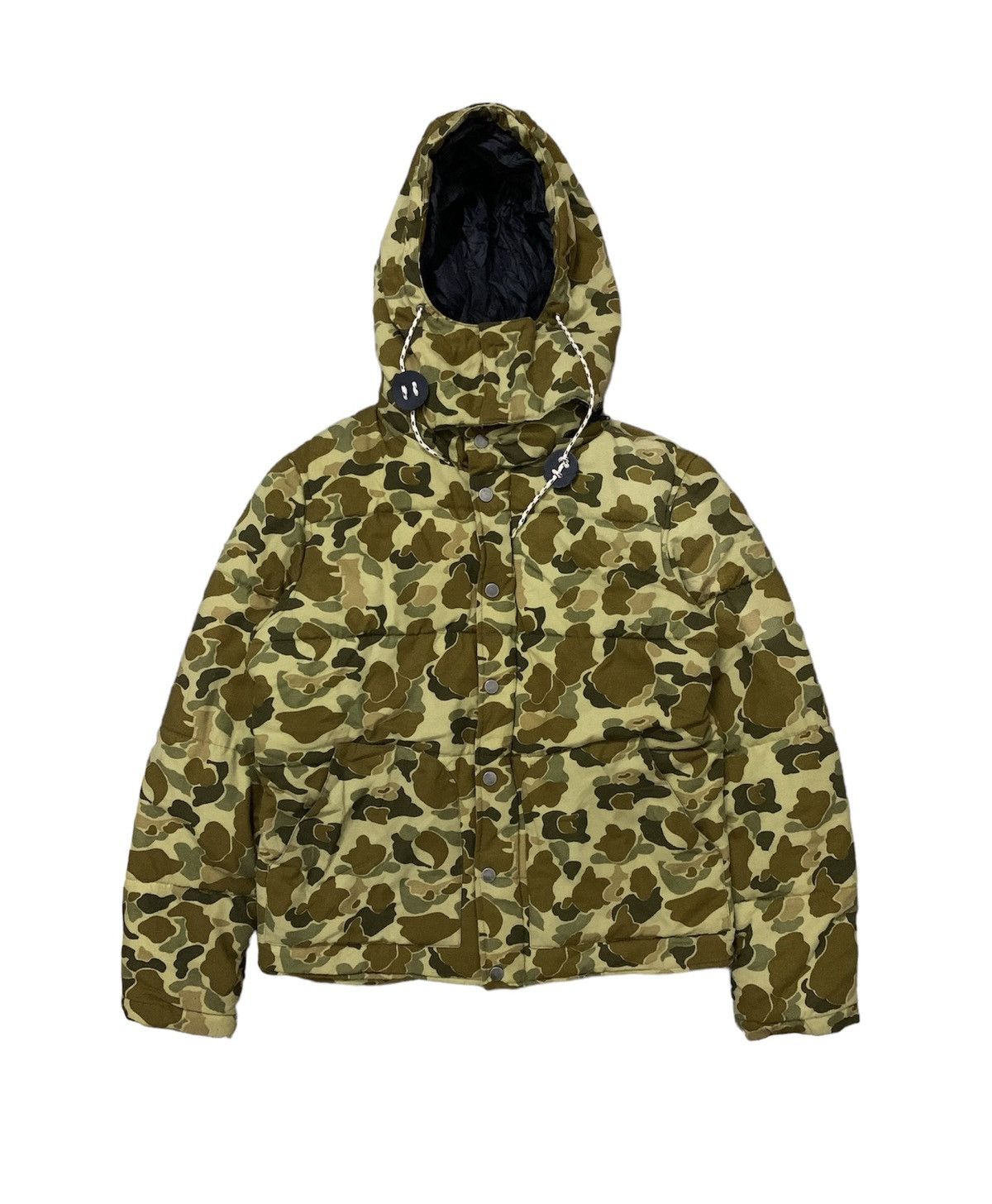 Japanese Brand × Vintage Vintage similar Bathing Ape Camo puffer hooded Jacket (B) Size US L / EU 52-54 / 3 - 1 Thumbnail