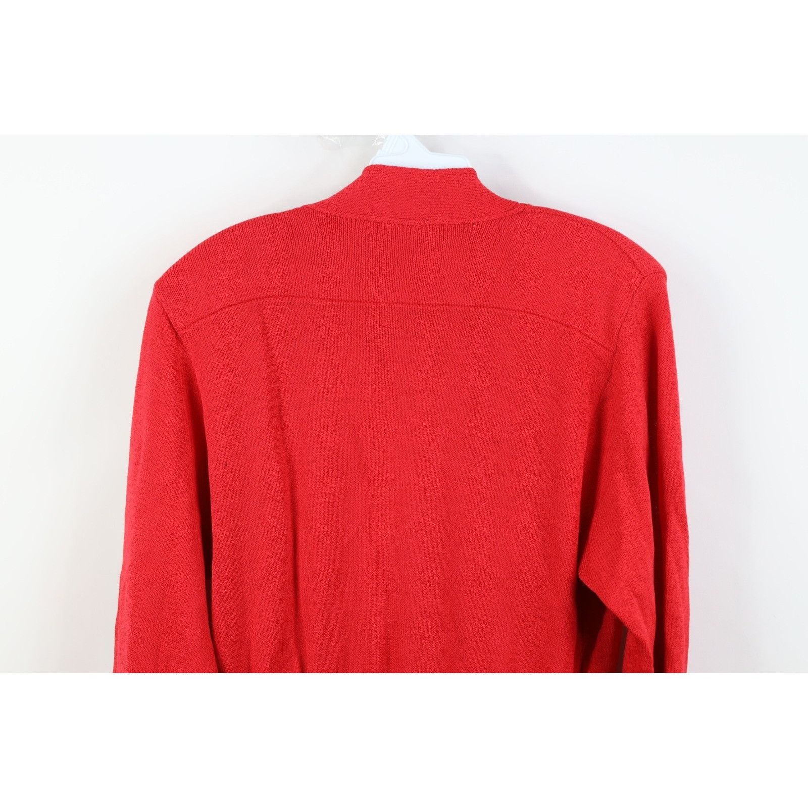 St. John Vintage 80s St John Marie Gray Wool Knit Cardigan Sweater Size L / US 10 / IT 46 - 15 Thumbnail