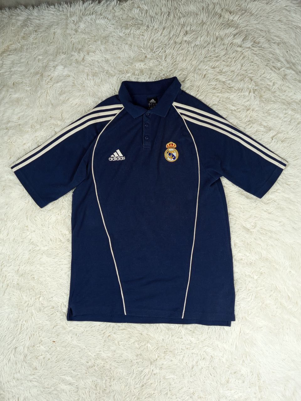 Vintage Vintage Real Madrid Adidas Soccer Jersey 2005 Size US L / EU 52-54 / 3 - 1 Thumbnail