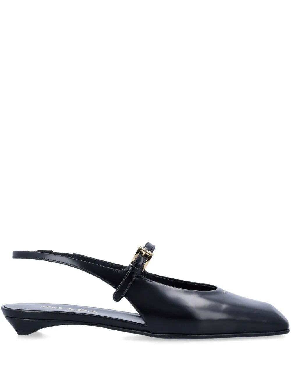 Prada LEATHER SLINGBACK BALLERINAS Size US 6 / IT 36 - 1 Thumbnail