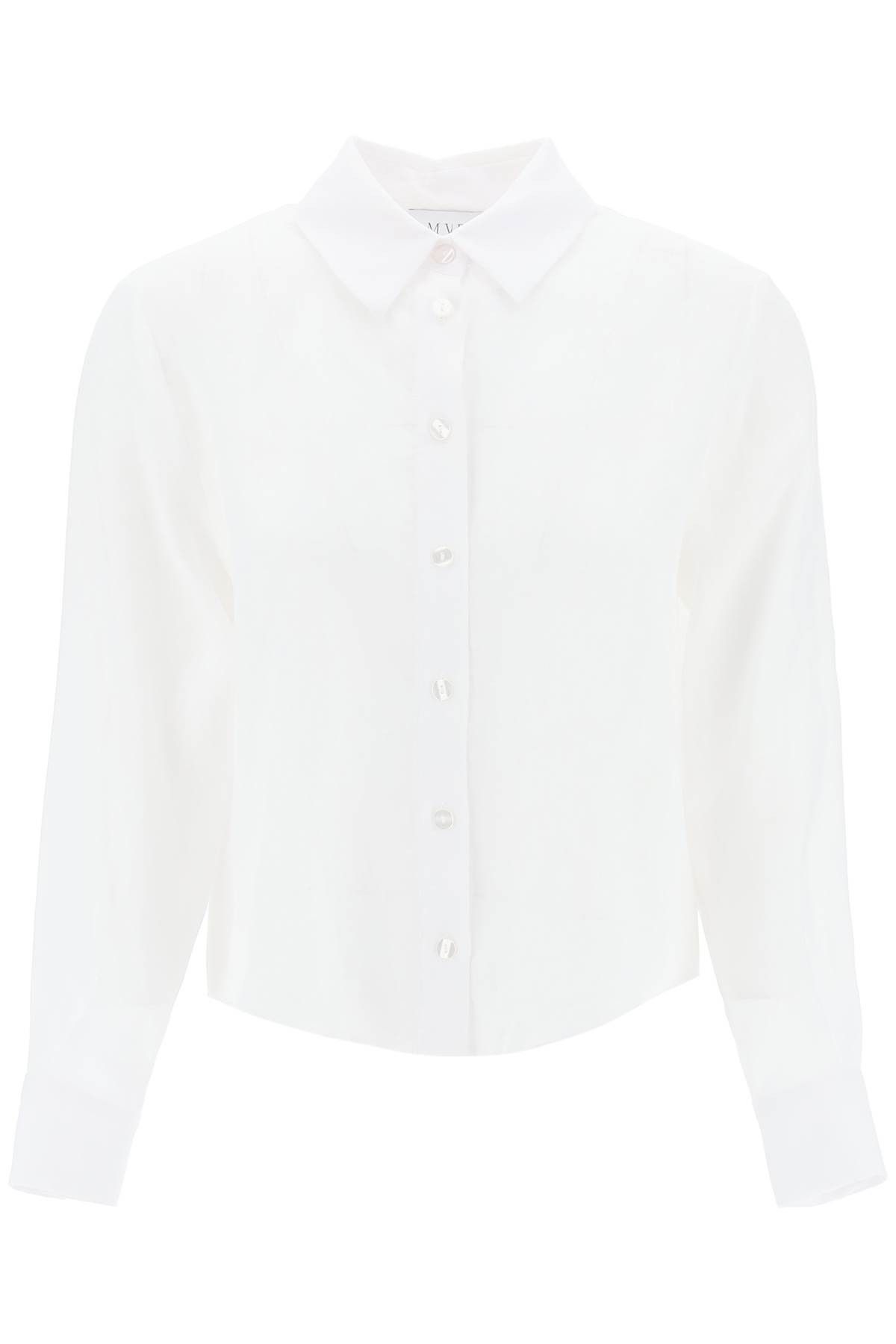 image of Mvp St Raphael Linen Shirt For Men in Bianco, Women's (Size Medium)