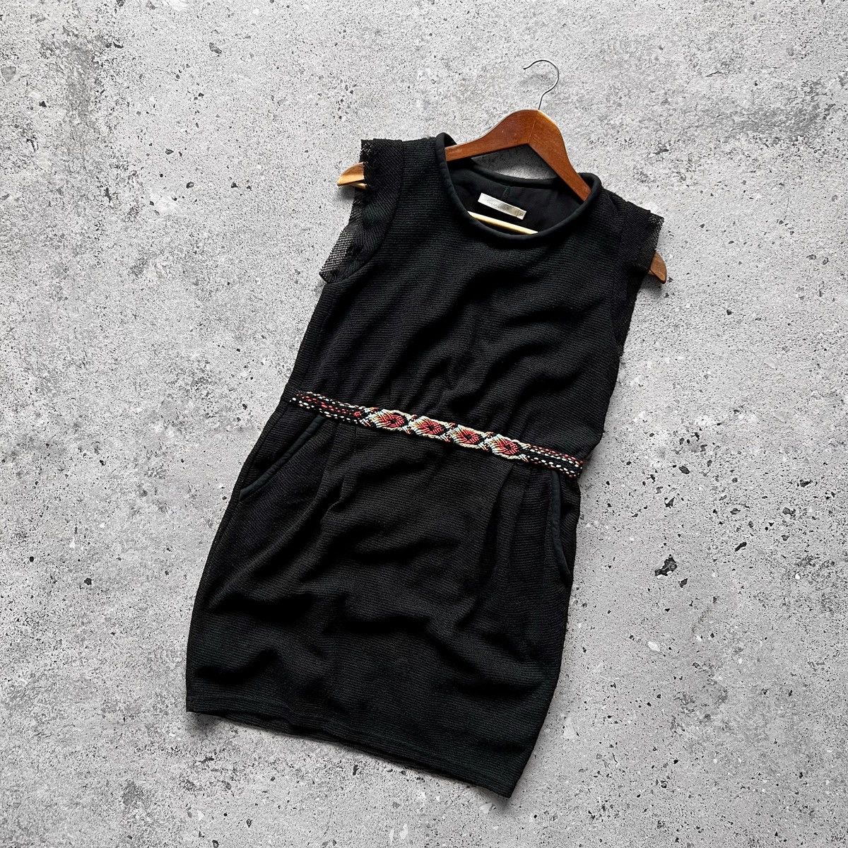 Designer × Vintage See U Soon Womens Vintage France Designer Black Short Dress Size S / US 4 / IT 40 - 4 Thumbnail