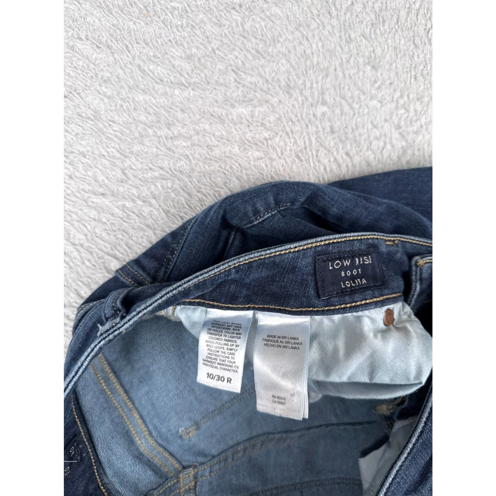 Lucky Brand Lucky Brand Jean Women 10 BlueDenim Lolita Bootcut Low Rise Cotton Blend 30x29 Women Size 32" / US 10 / IT 46 - 7 Thumbnail