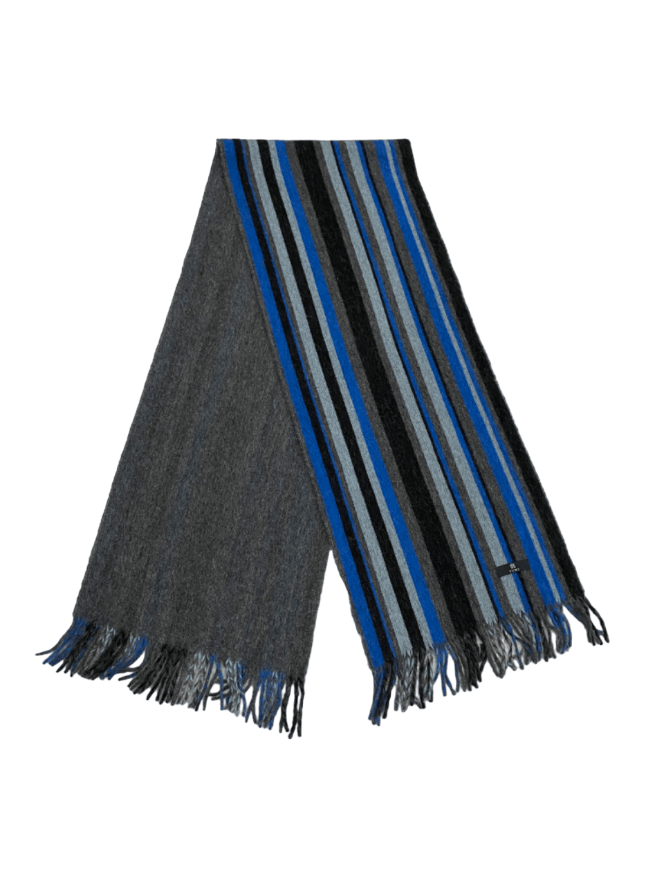 Tumi Stripped Wool Cashmere Scarf Muffler
