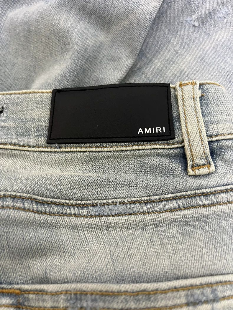 Amiri Amiri 19FW Artist Mx1 Patched Blue Denim Size US 30 / EU 46 - 3 Thumbnail