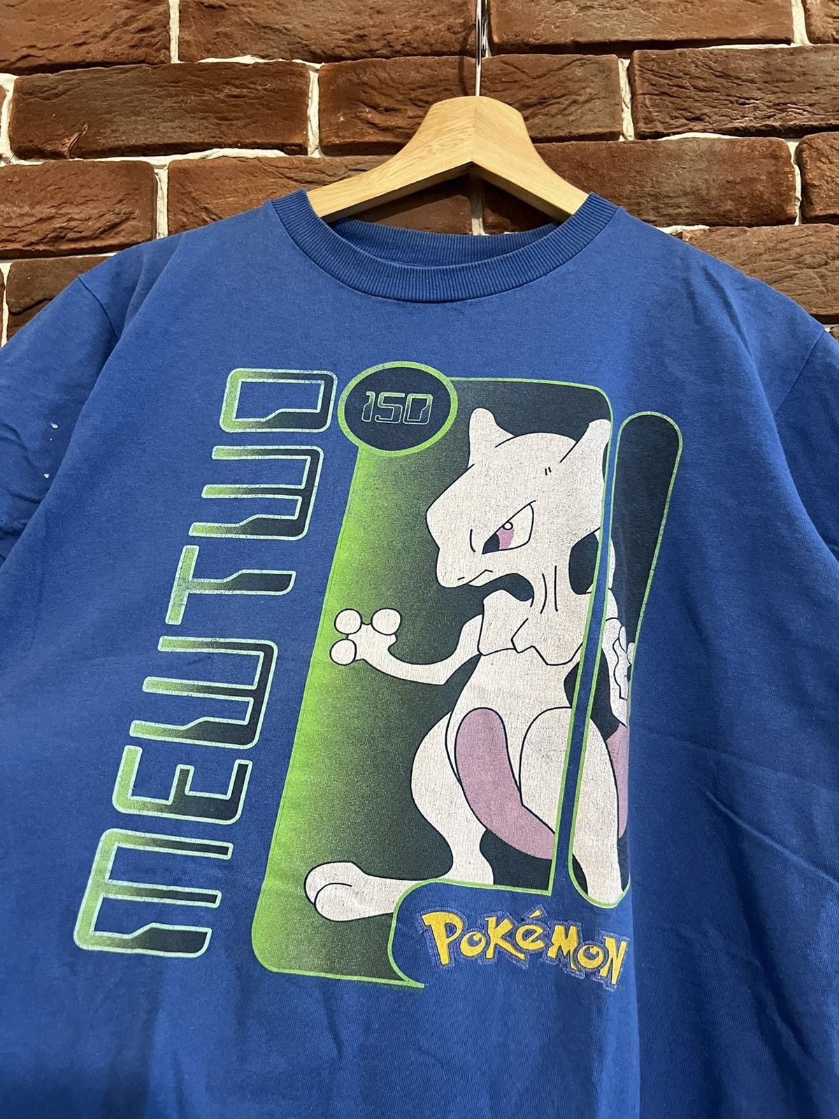 Anime Rare vintage 90s Pokemon Mewtwo tee t shirt nintendo anime Size US M / EU 48-50 / 2 - 4 Thumbnail