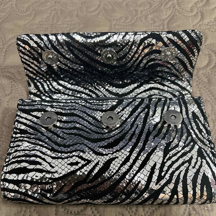 Chrome Hearts CH Metallic Zebra Dinner Purse Size ONE SIZE - 4 Thumbnail