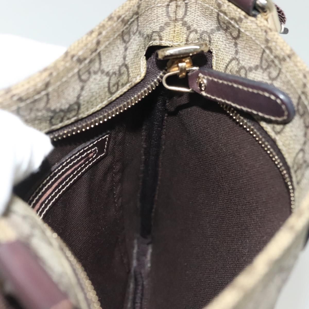 Gucci GUCCI GG Supreme Shoulder Bag Pvc Beige Gold Size ONE SIZE - 19 Thumbnail