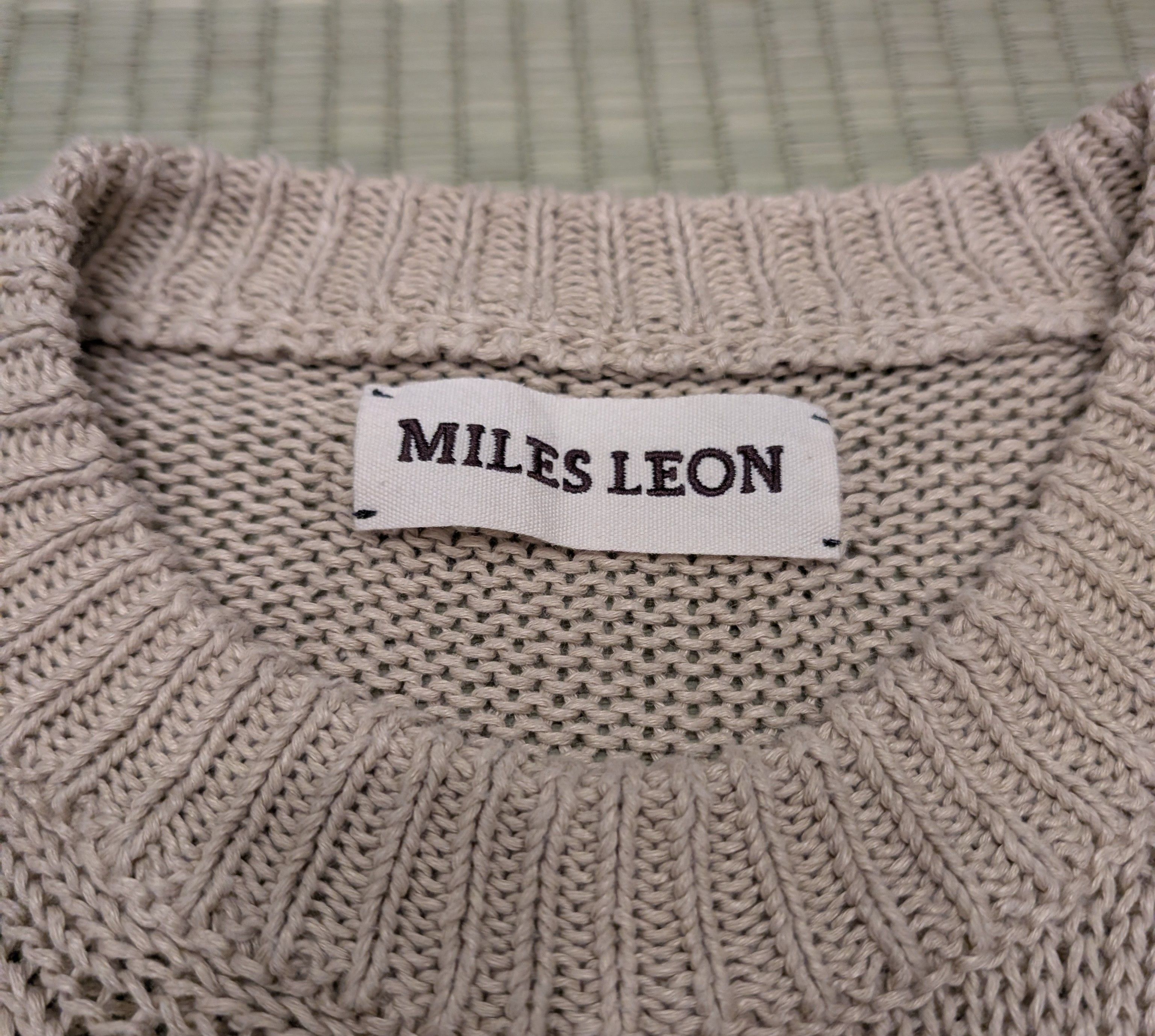 Other Miles Leon Linen Cotton Knit Sweater Made in Italy Size US XXL / EU 58 / 5 - 3 Thumbnail