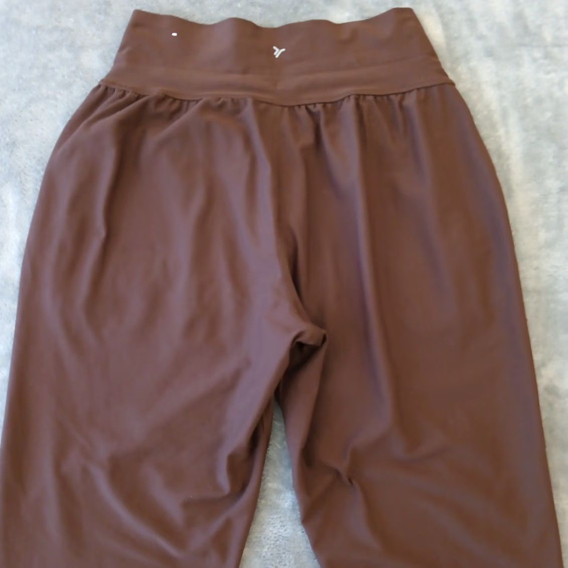 Old Navy Old Navy Pants Womens XS Brown Jogger High Rise Tapered Inseam 26 Pockets Active Powersoft 24x26 Regular Size 26" / US 2 / IT 38 - 6 Thumbnail