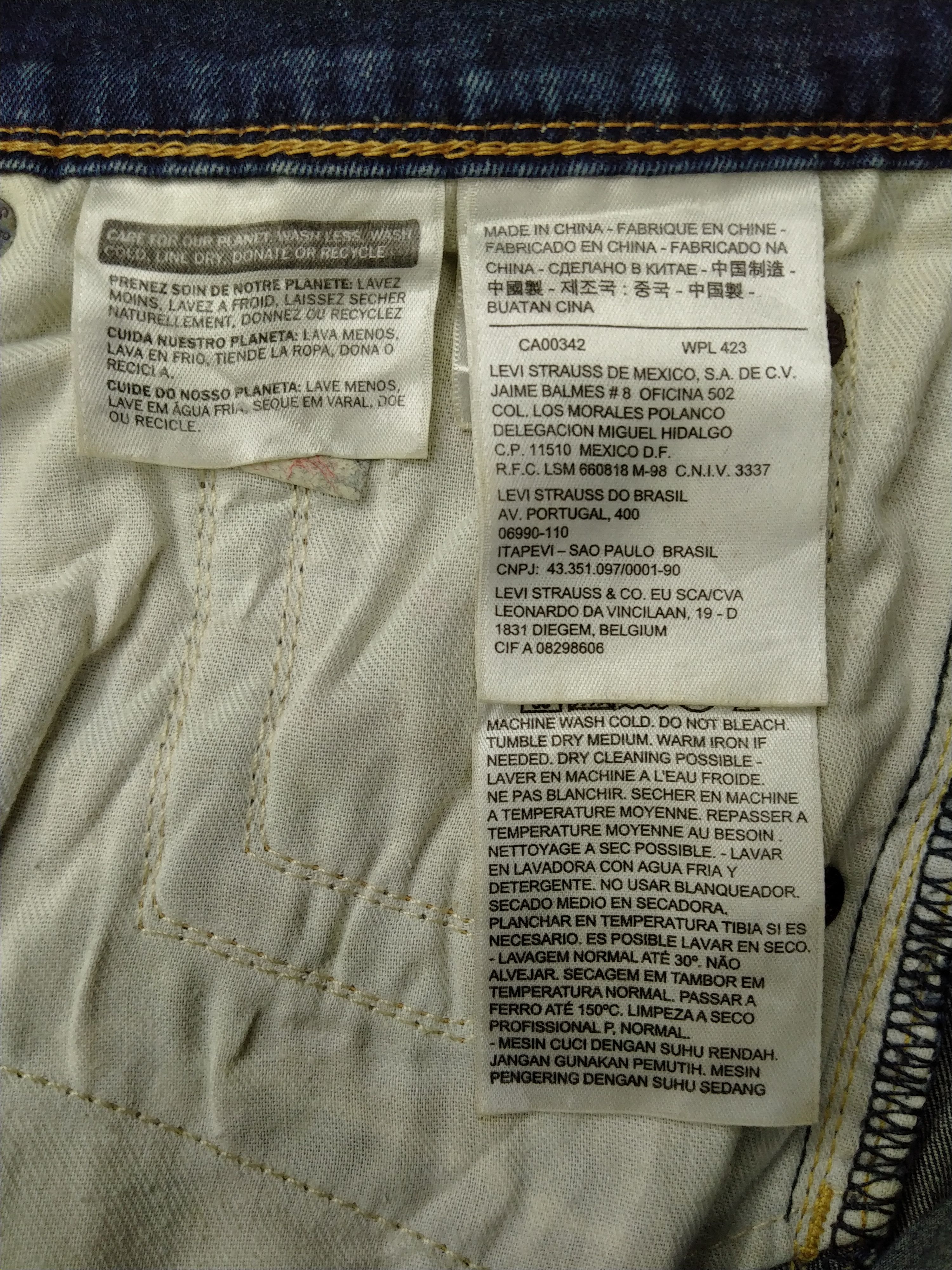 Levi's Dirty Blue Vintage Levi's 513 Jeans 31x31 Denim -JG002 Size US 31 - 6 Thumbnail