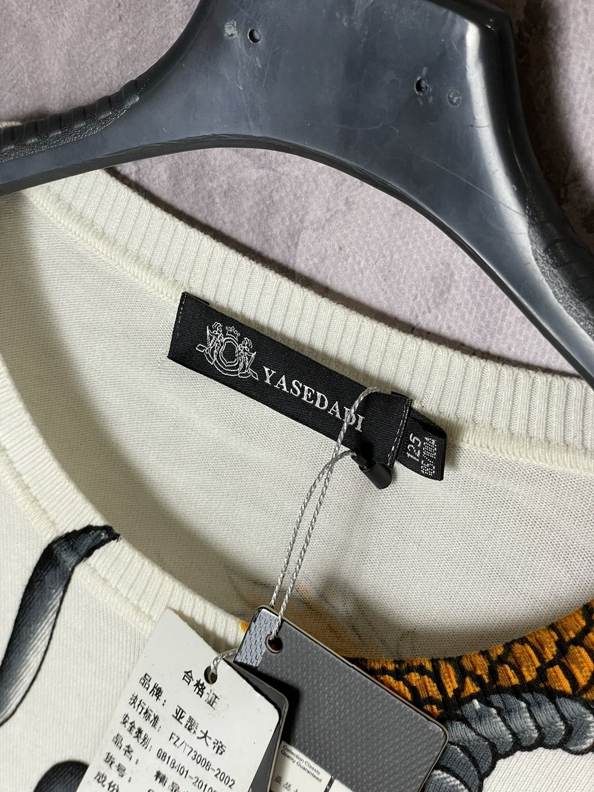 Japanese Brand × Vintage Vintage Tattoo Mesh Long Sleeve Sweater Gaultier Style Size M / US 6-8 / IT 42-44 - 14 Thumbnail