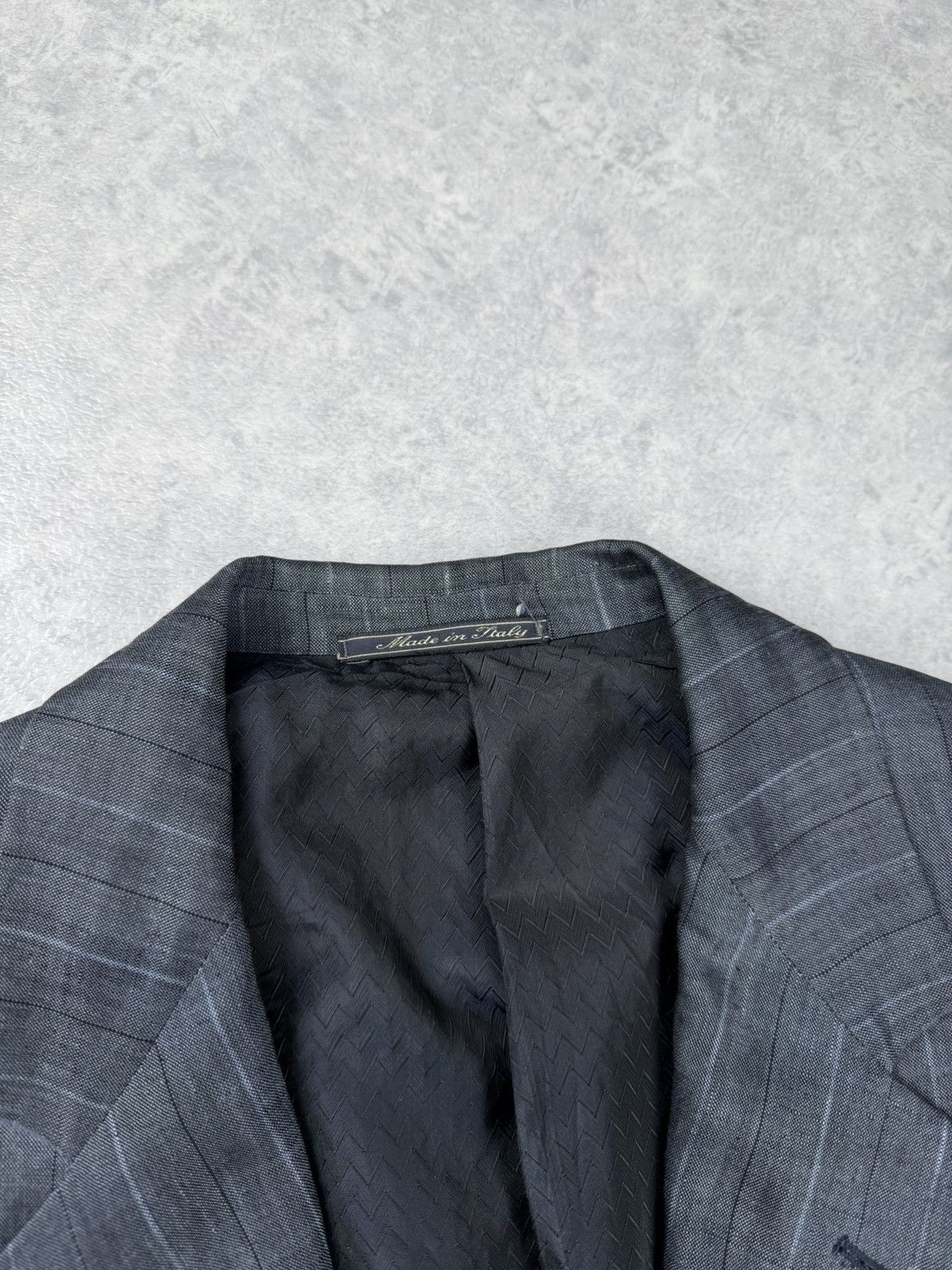 Corneliani Vintage Corneliani Gray Pinstripe Blazer Jacket Size 50R - 6 Thumbnail