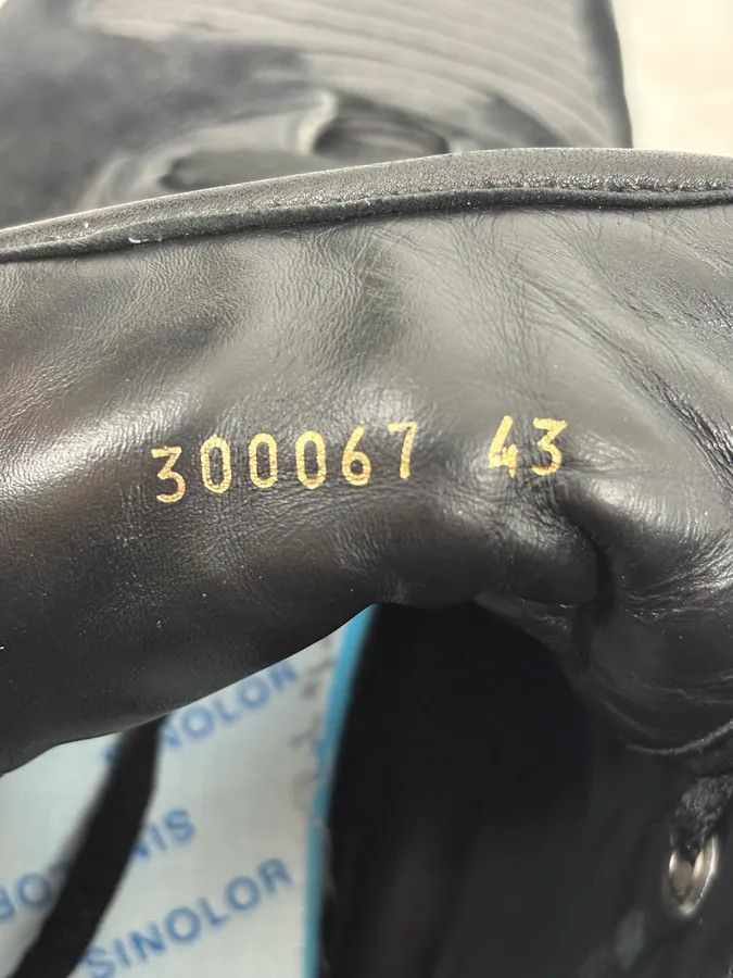 Balenciaga 2010s Balenciaga City Black Plissed Leather High Sneakers Size US 10.5 / EU 43-44 - 9 Thumbnail