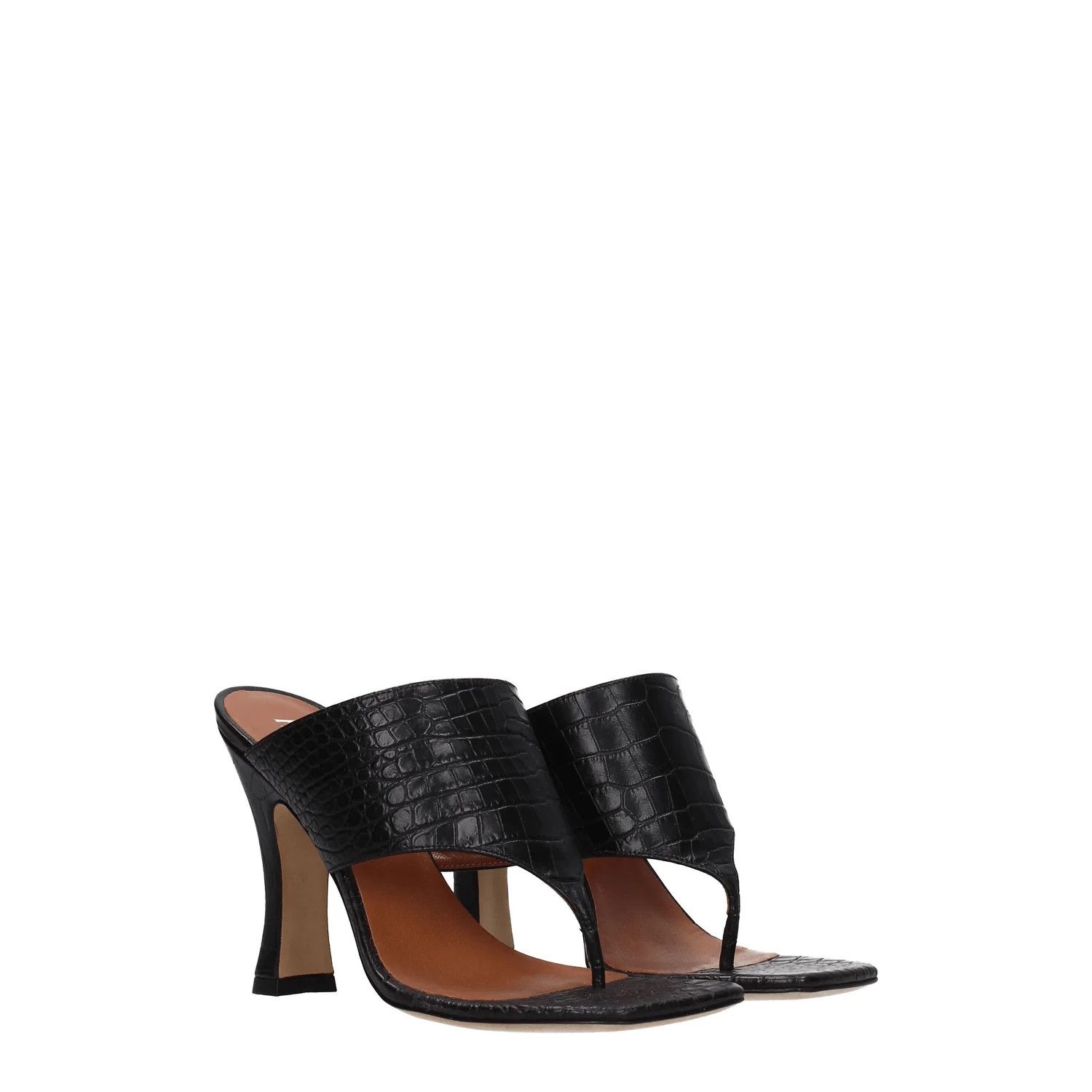 Paris Texas ob1o1e1124 Leather Sandals in Black Size US 6 / IT 36 - 2 Thumbnail