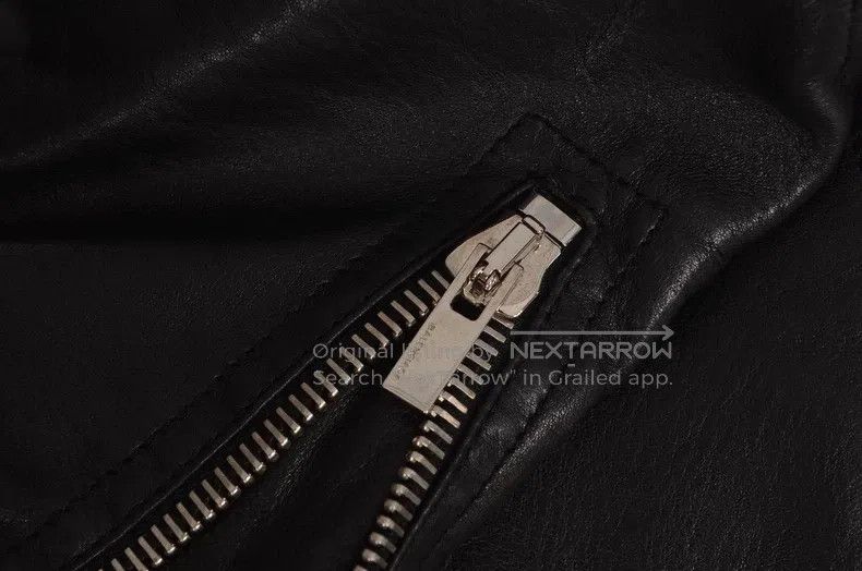 Balenciaga Balenciaga Black Motorcycle Lamb Leather Jacket Size XXS / US 00 / IT 34 - 5 Thumbnail