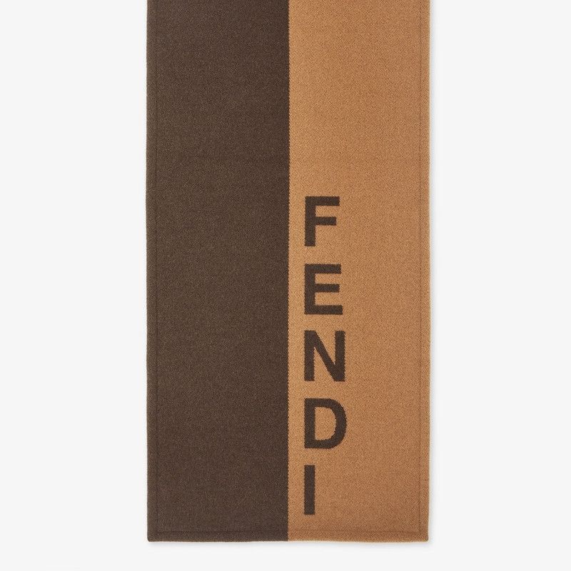 Fendi o1s1wg111125 Size:OS/ Scarf in Brown Size ONE SIZE - 1 Thumbnail