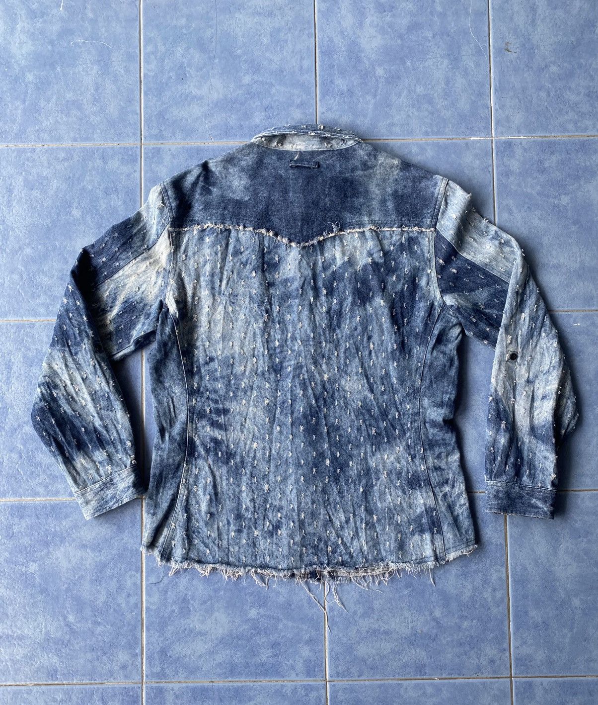 semanticdesign Semantic Design Western Shirt Distressed Design Size US M / EU 48-50 / 2 - 2 Thumbnail