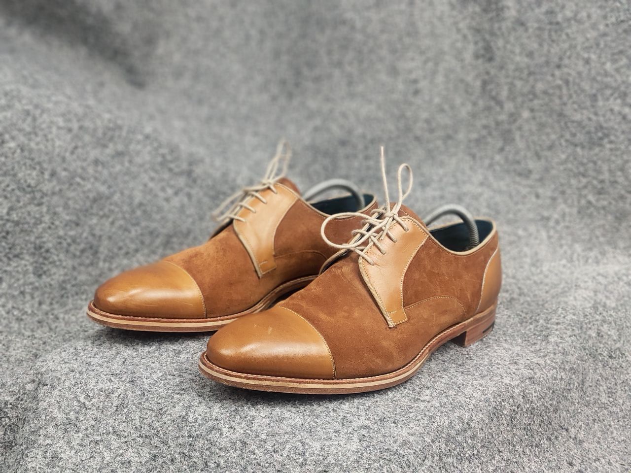 Barker Barker Design Butler Derby brown leather suede Classic Shoes Size US 11 / EU 44 - 8 Thumbnail