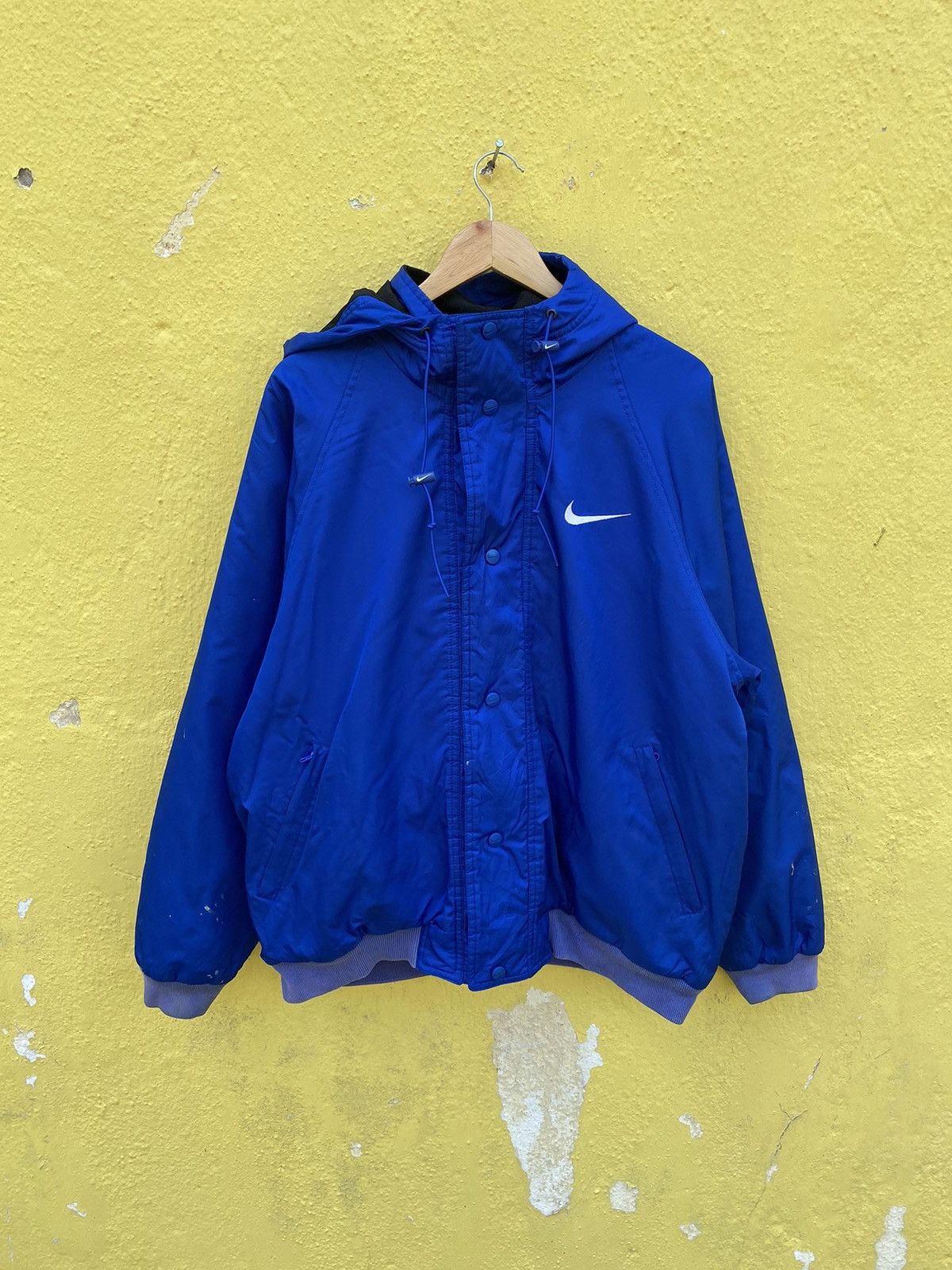 Nike Vintage nike hoodie jacket Size US XL / EU 56 / 4 - 4 Thumbnail