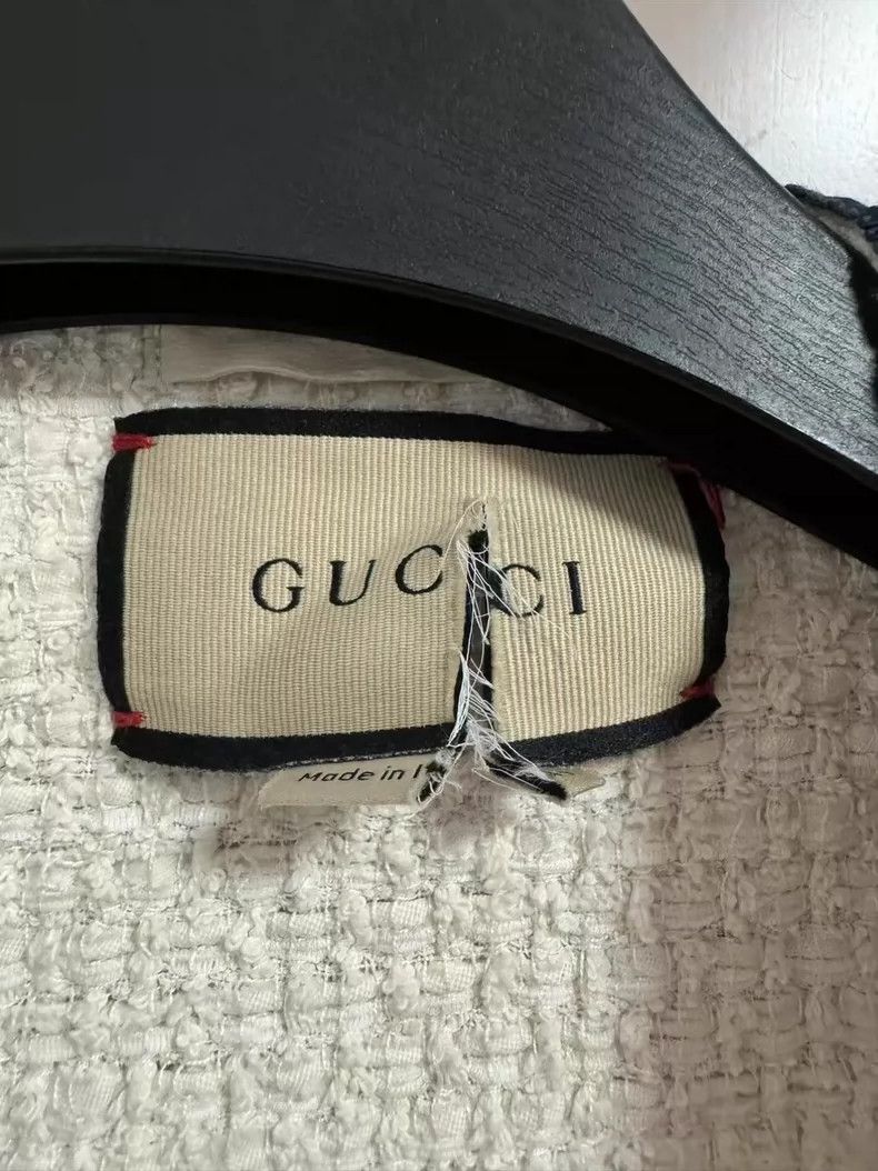 Gucci Gucci Heavy industry diamond buckle striped woven cardigan Size XS / US 0-2 / IT 36-38 - 3 Thumbnail