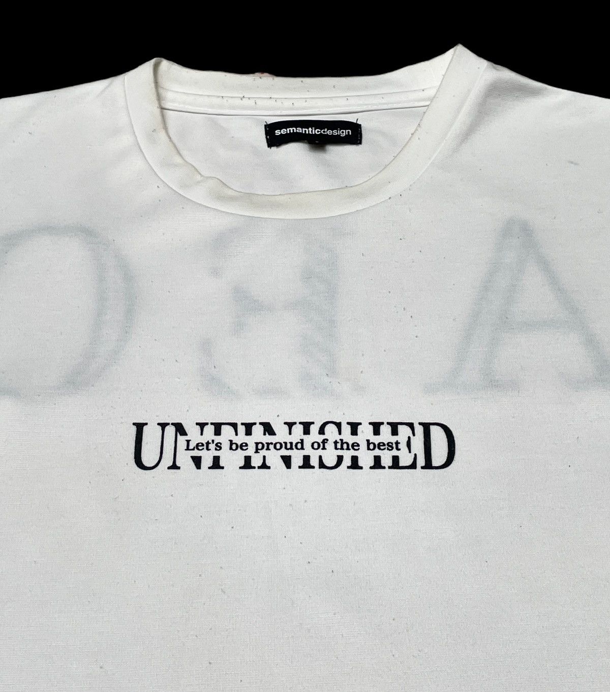 Japanese Brand × Vintage × semanticdesign Vintage Japanese Brand Semantic Design T-Shirt 2000s Size US L / EU 52-54 / 3 - 4 Thumbnail