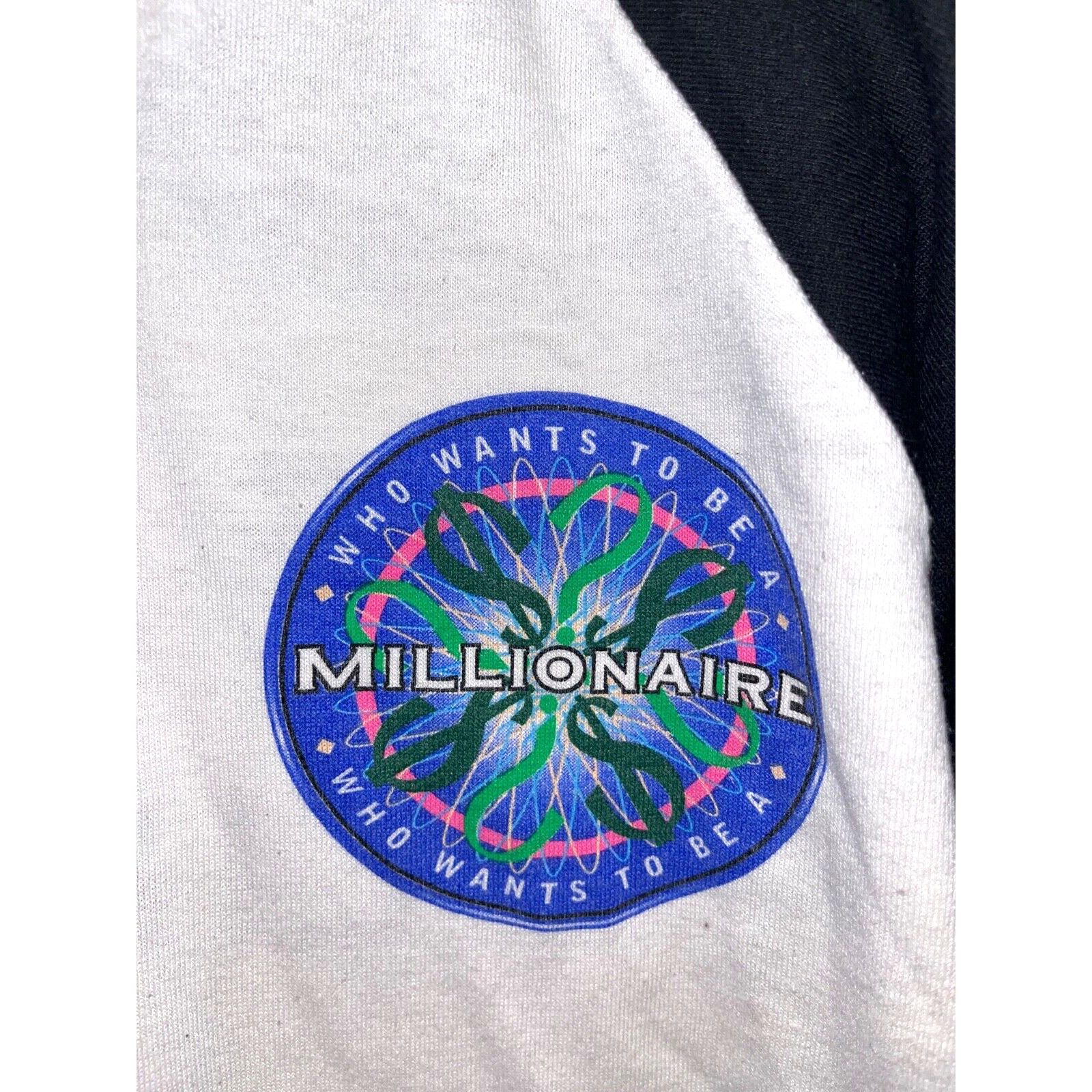 Augusta Sportswear Who Wants To Be A Millionaire Game Show T Shirt L 3/4 Sleeve Size US L / EU 52-54 / 3 - 10 Thumbnail