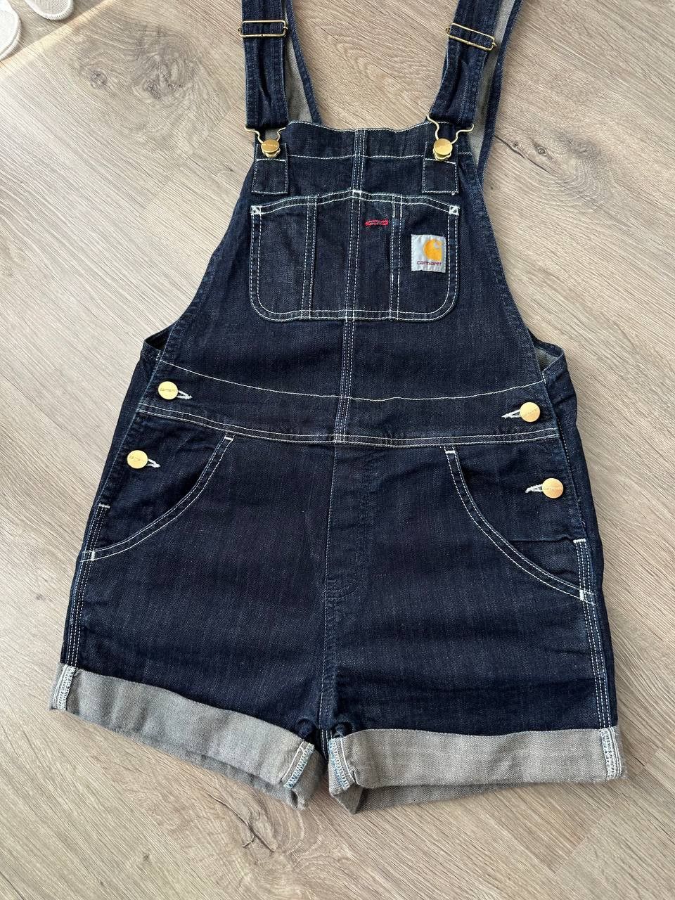 Carhartt Vintage Carhartt W' Bib Denim Jeans Shorts Size US 26 / EU 42 - 10 Thumbnail