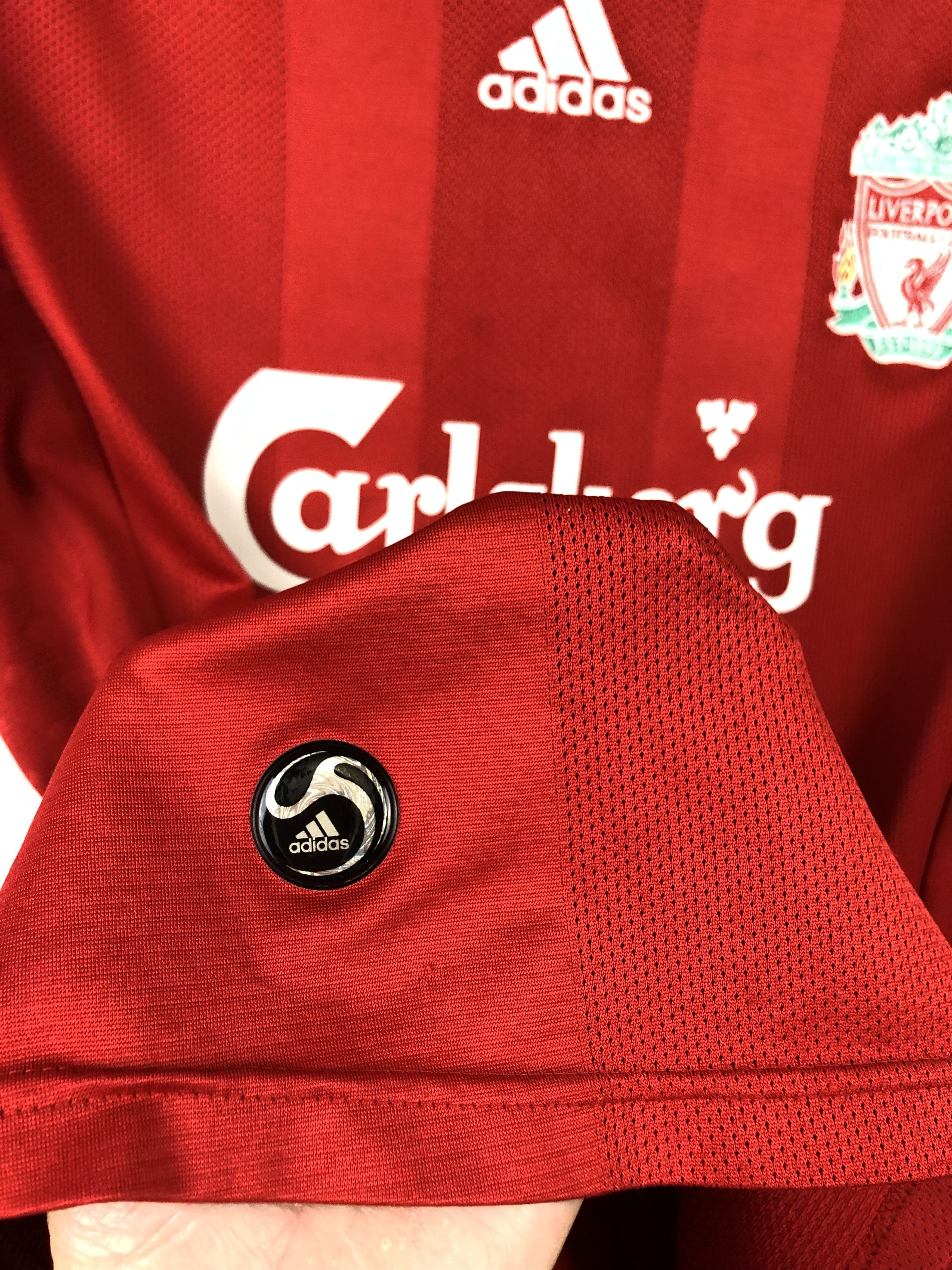 Vintage Liverpool football shirt 2008 Soccer #8 Gerrard Jersey Rare Size US M / EU 48-50 / 2 - 7 Thumbnail