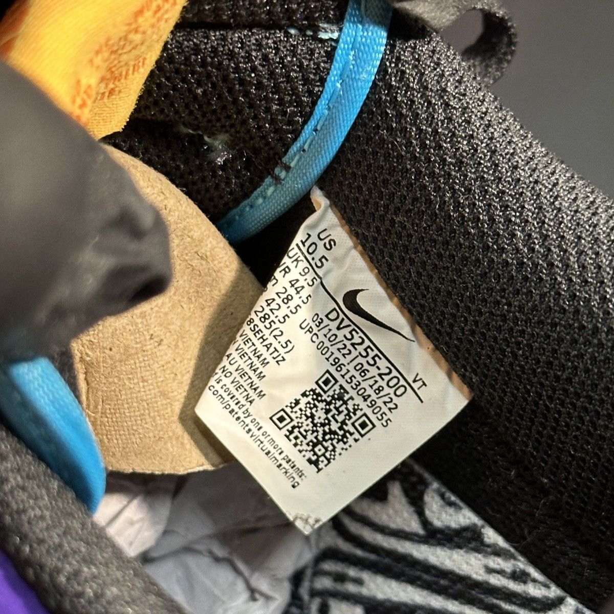 Nike × Undefeated Nike Air Force 1 Low SP x Undefeated Size US 10.5 / EU 43-44 - 7 Thumbnail