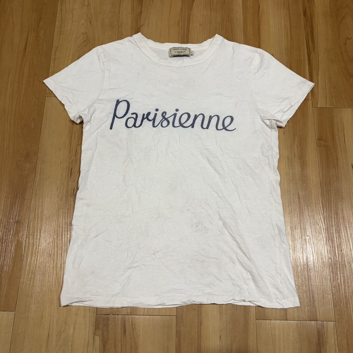 Maison Kitsune Maison kitsune Parisienne t-shirt Size US S / EU 44-46 / 1 - 1 Thumbnail