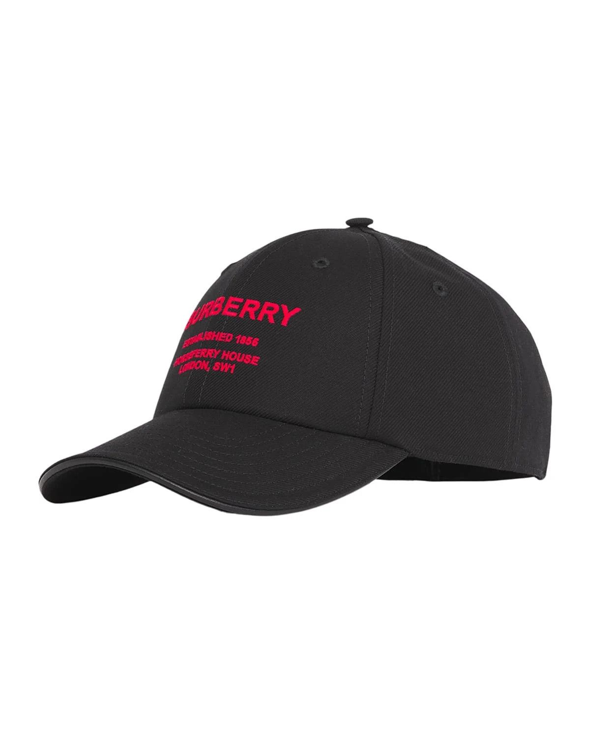 Burberry BURBERRY Horseferry Motif Cotton Twill Baseball Cap Size ONE SIZE - 2 Thumbnail