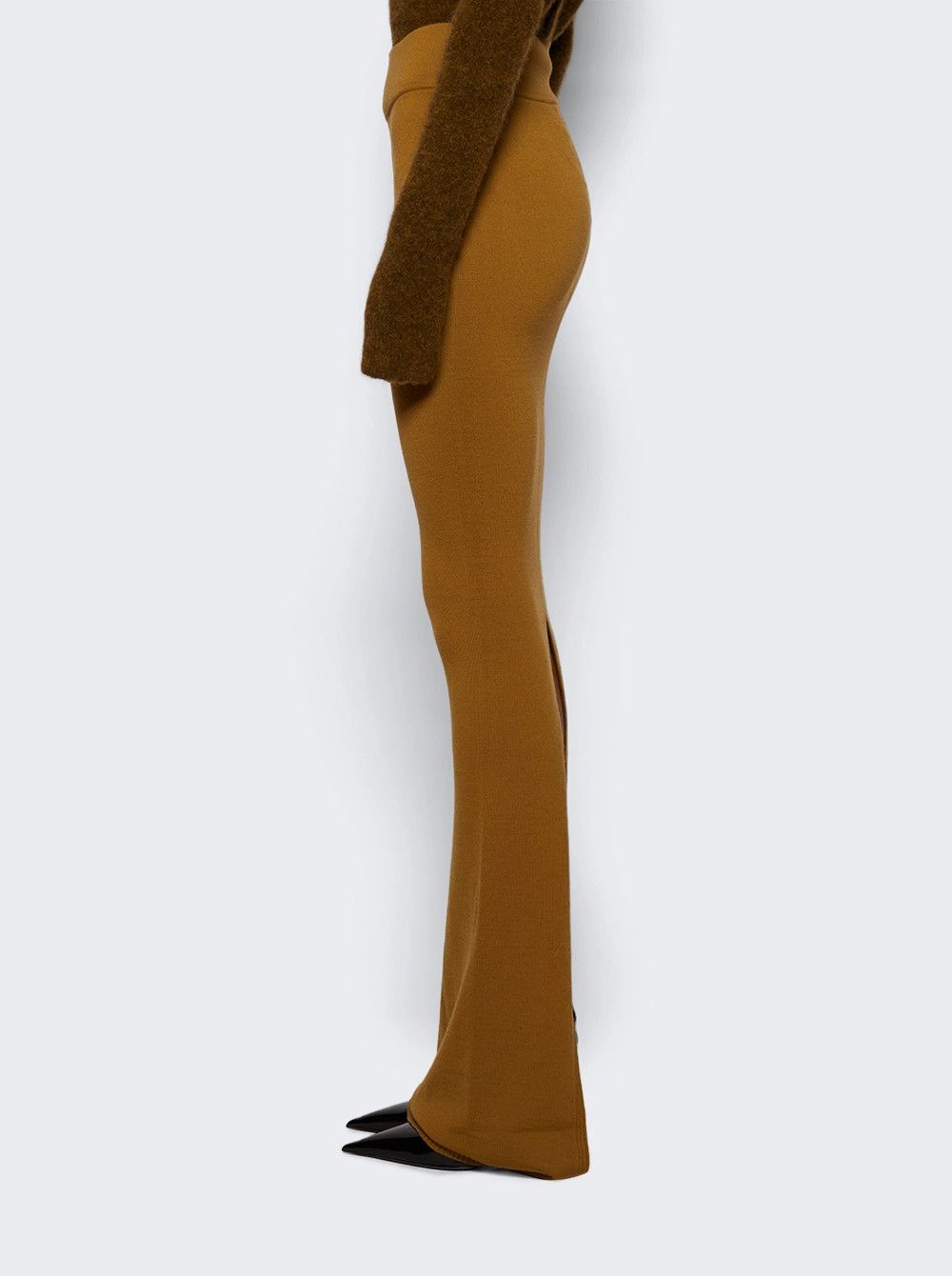 Rick Owens o1mle0426 Pillar Skirt in Brown Size 32" / US 10 / IT 46 - 4 Thumbnail
