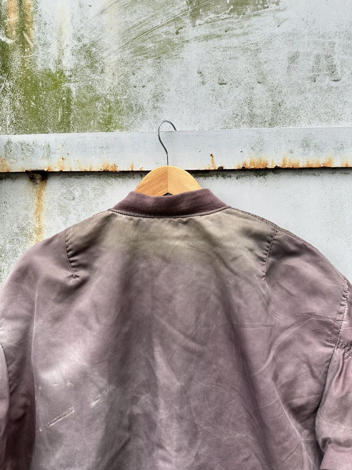 Vintage 🪖Vintage Faded MA-1 Man Intermediate Bomber Jacket Size US L / EU 52-54 / 3 - 11 Thumbnail