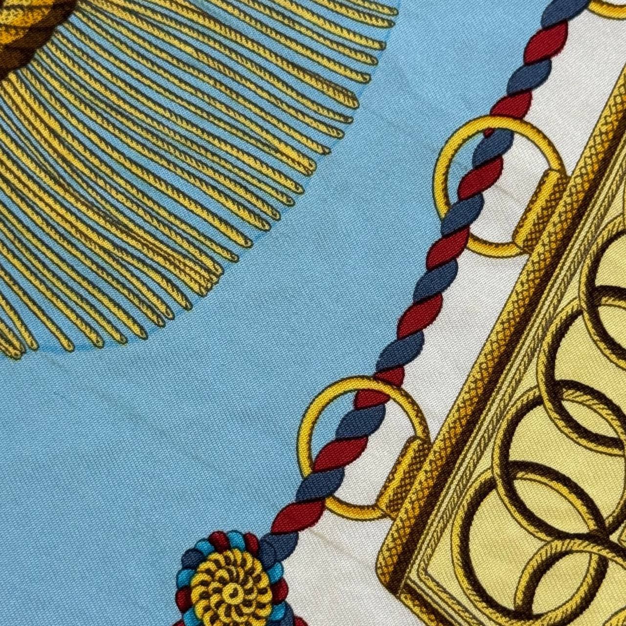 Hermes Hermes “Poste et Cavalerie” by J. Metz Silk Scarf Size ONE SIZE - 10 Thumbnail