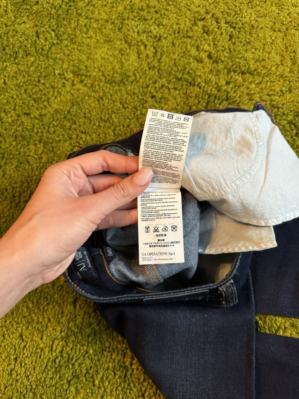 Armani × Designer × Giorgio Armani Armani skinny tall fit jeans denim Size 27" / US 4 / IT 40 - 9 Thumbnail
