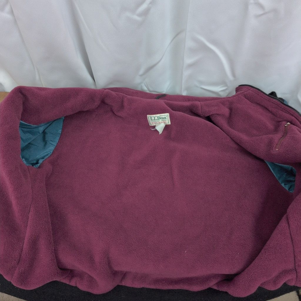 L.L. Bean × Vintage Vintage LL Bean Fleece Lined Warm-up Jacket Size US XL / EU 56 / 4 - 7 Thumbnail
